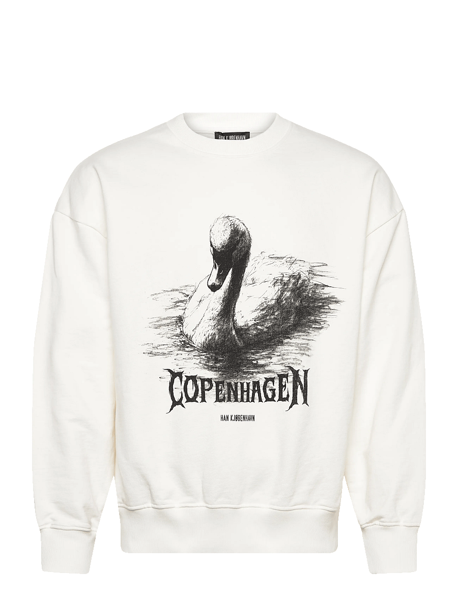 HAN Kjøbenhavn - HK Swan Oversized Crewneck - sweats - off white - 1