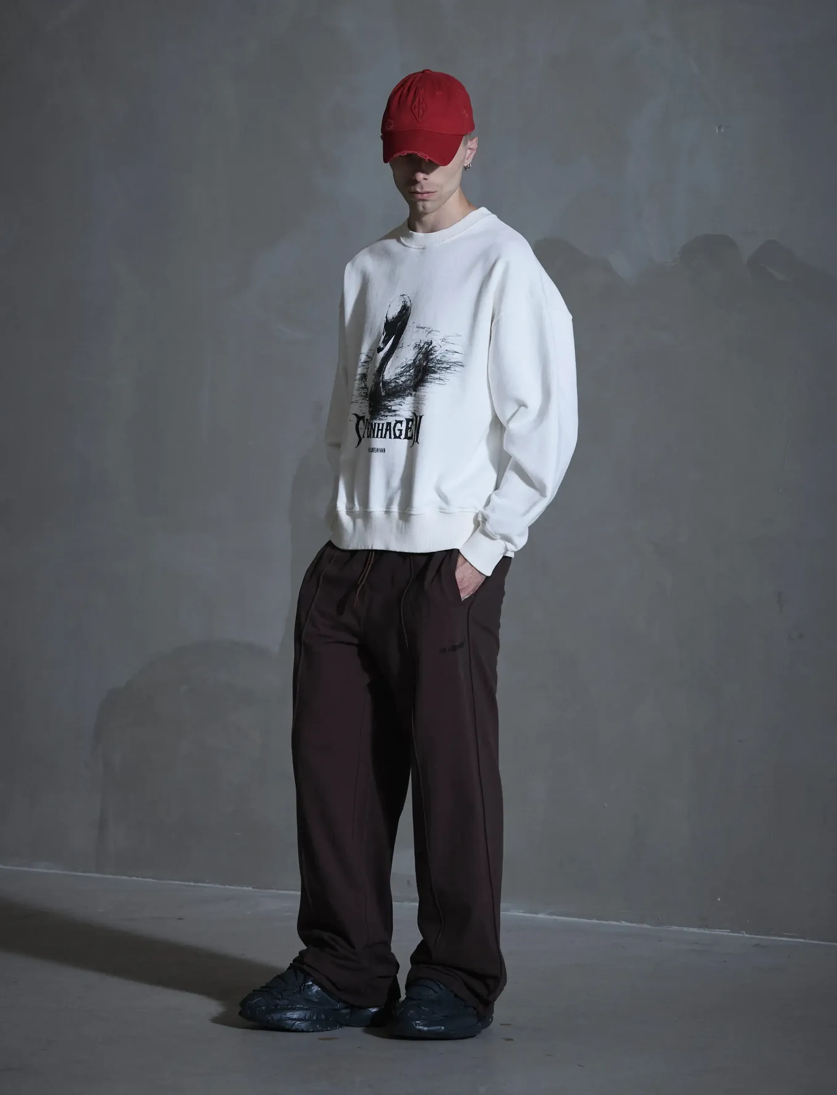 HAN Kjøbenhavn - HK Swan Oversized Crewneck - nach anlass kaufen - off white - 3