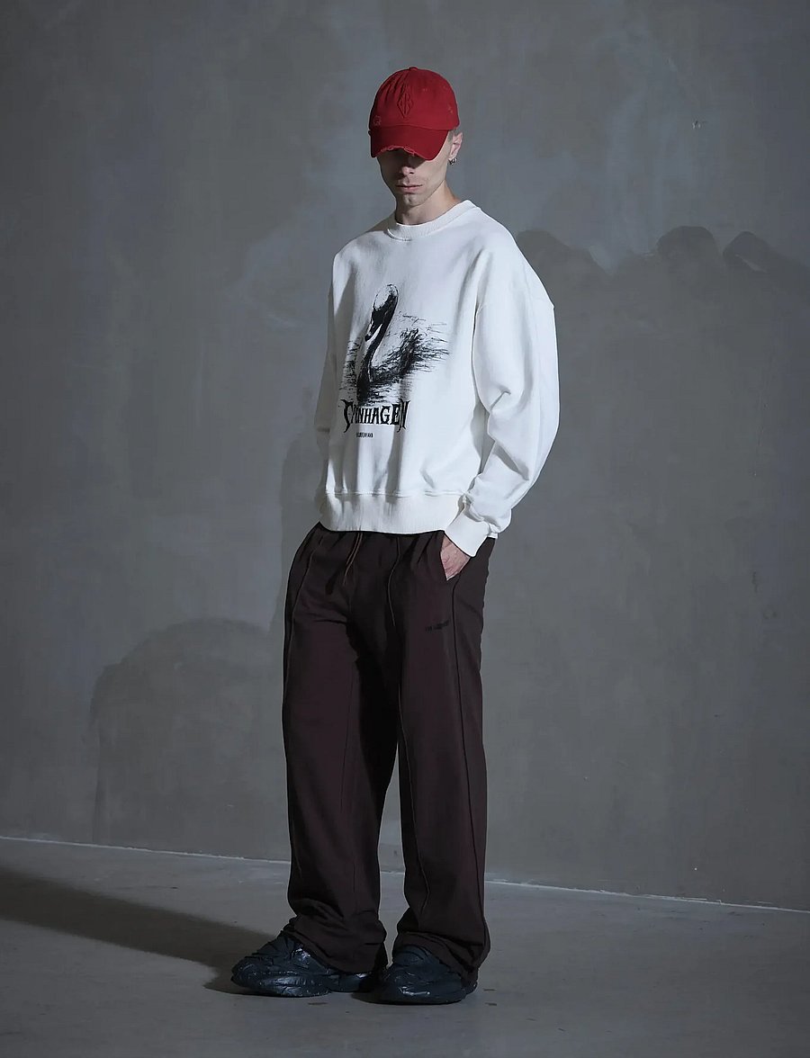 HAN Kjøbenhavn - HK Swan Oversized Crewneck - sweats - off white - 3