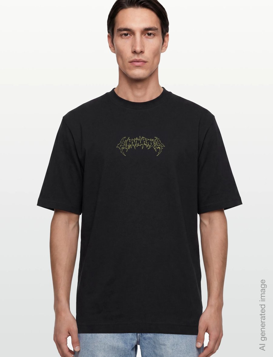 HAN Kjøbenhavn - Love Corp Oversized Tee - t-krekli ar īsām piedurknēm - black - 3