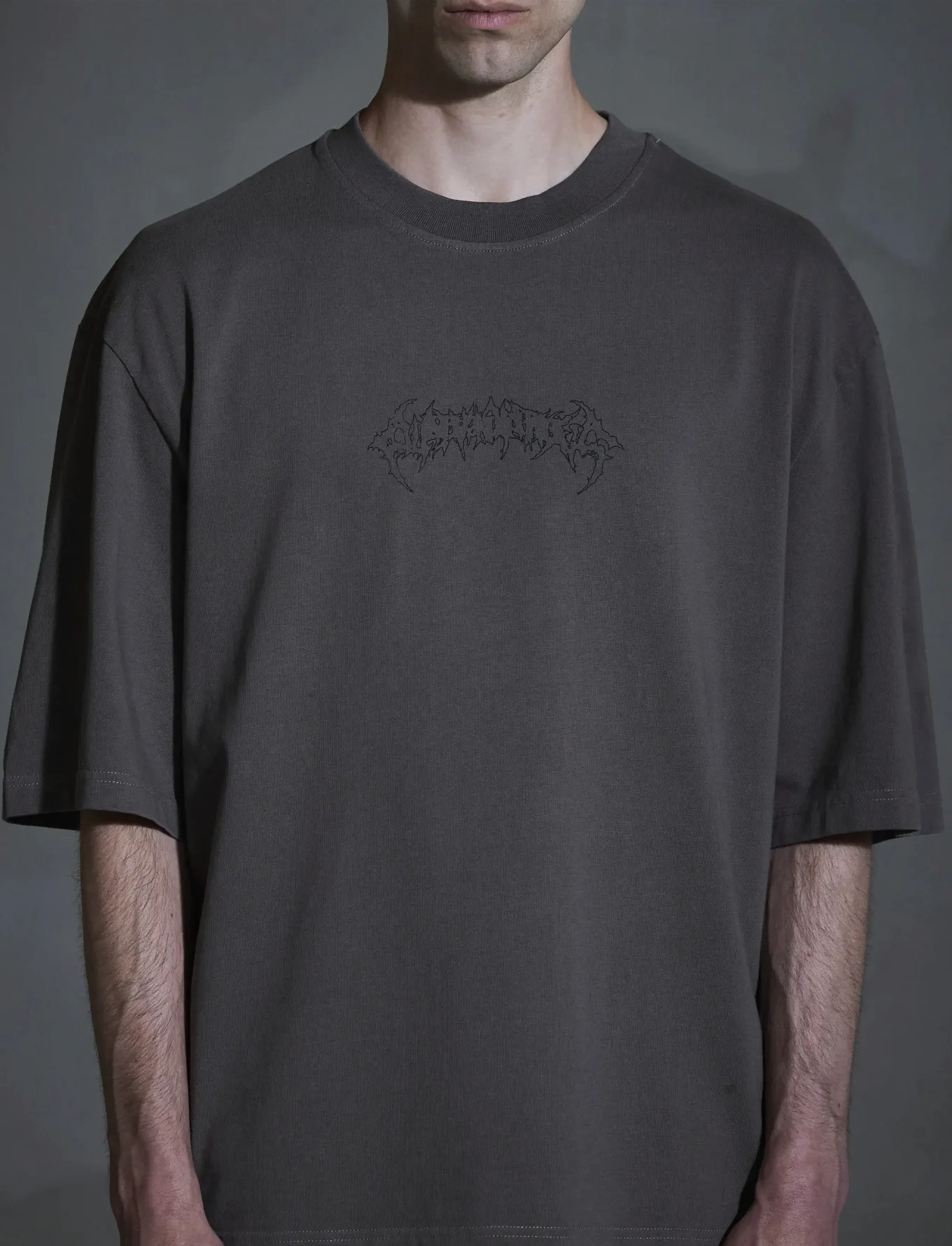 HAN Kjøbenhavn Love Corp Oversized Tee - Kleidung - DUSTY BROWN / brown