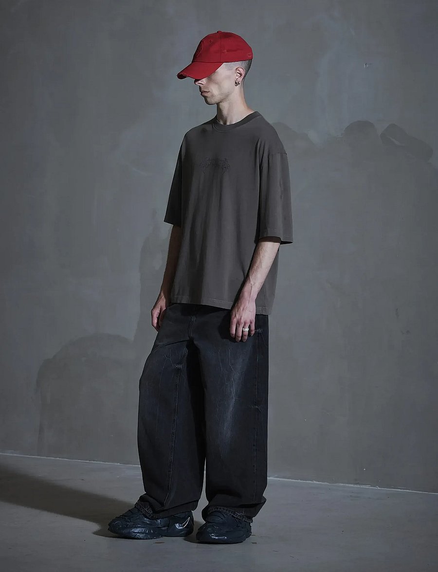 HAN Kjøbenhavn - Love Corp Oversized Tee - kortärmade t-shirts - dusty brown - 3