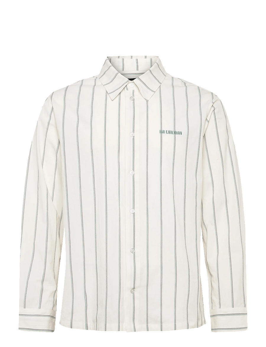 HAN Kjøbenhavn - Retro Striped Shirt - basic-hemden - off white - 1