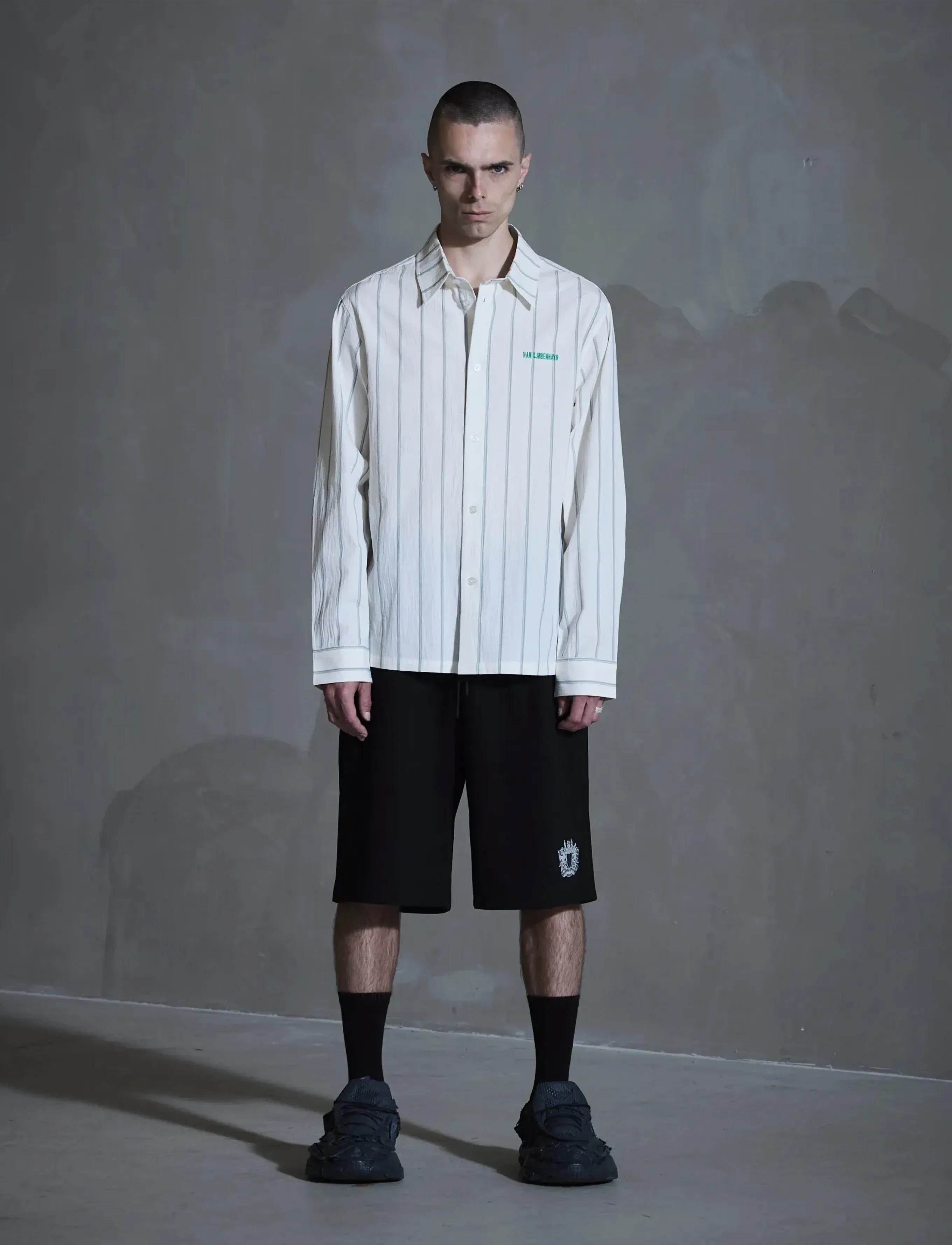 HAN Kjøbenhavn Retro Striped Shirt, XXL, Shirts, Creme - Männerswear