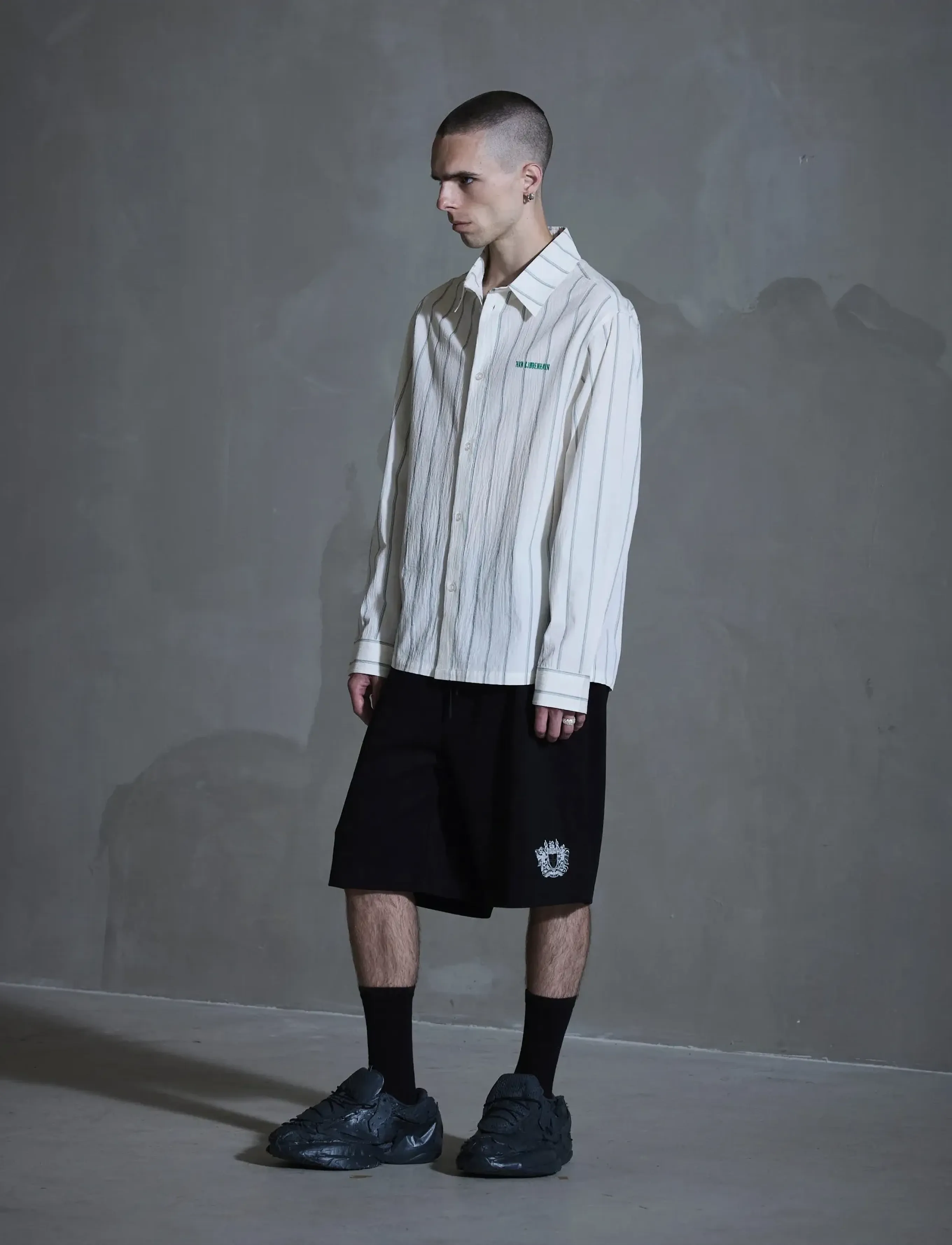 HAN Kjøbenhavn - Retro Striped Shirt - laisvalaikio marškiniai - off white - 3
