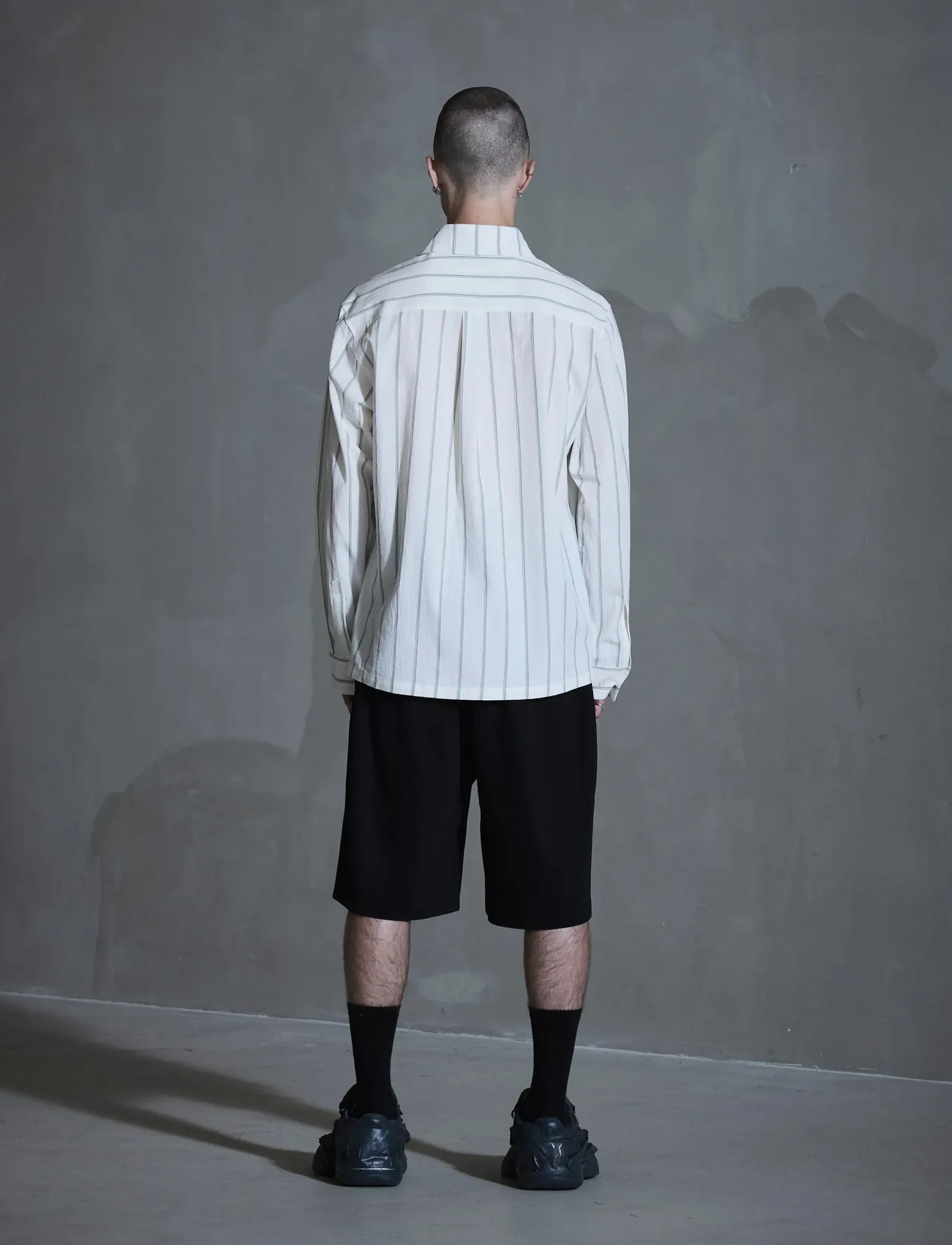 HAN Kjøbenhavn - Retro Striped Shirt - laisvalaikio marškiniai - off white - 5