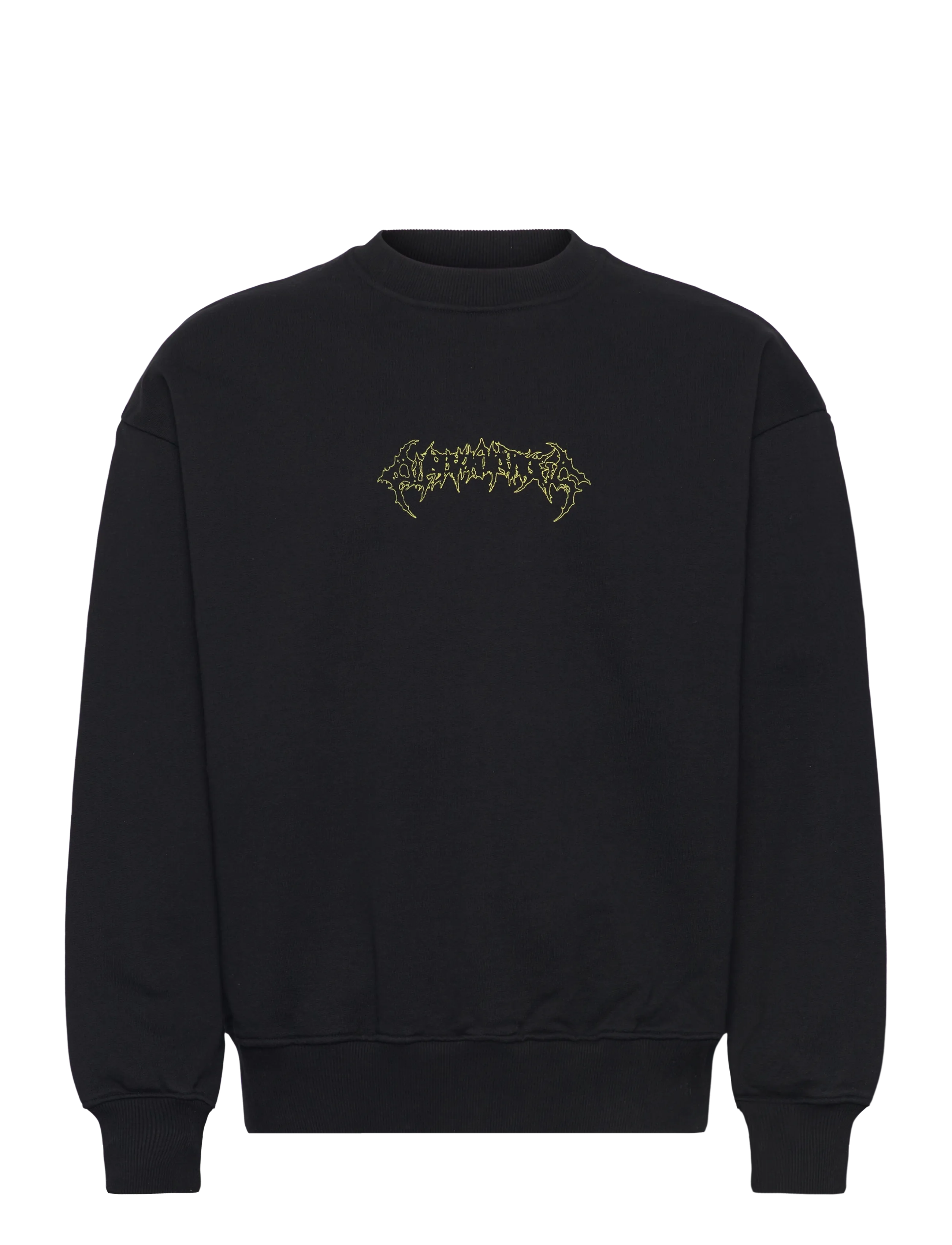 HAN Kjøbenhavn Love Corp Oversized Crewneck - Dressipluusid - BLACK / black
