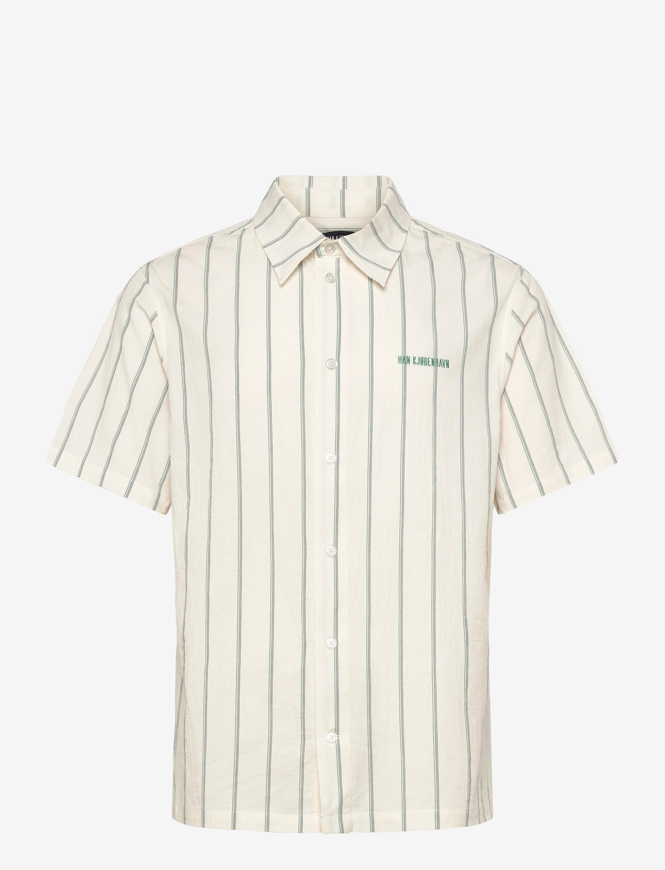 HAN Kjøbenhavn - Retro Short Sleeve Shirt - basic-hemden - off white - 0