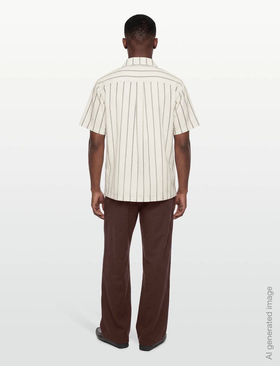 HAN Kjøbenhavn - Retro Short Sleeve Shirt - basic skjortor - off white - 4