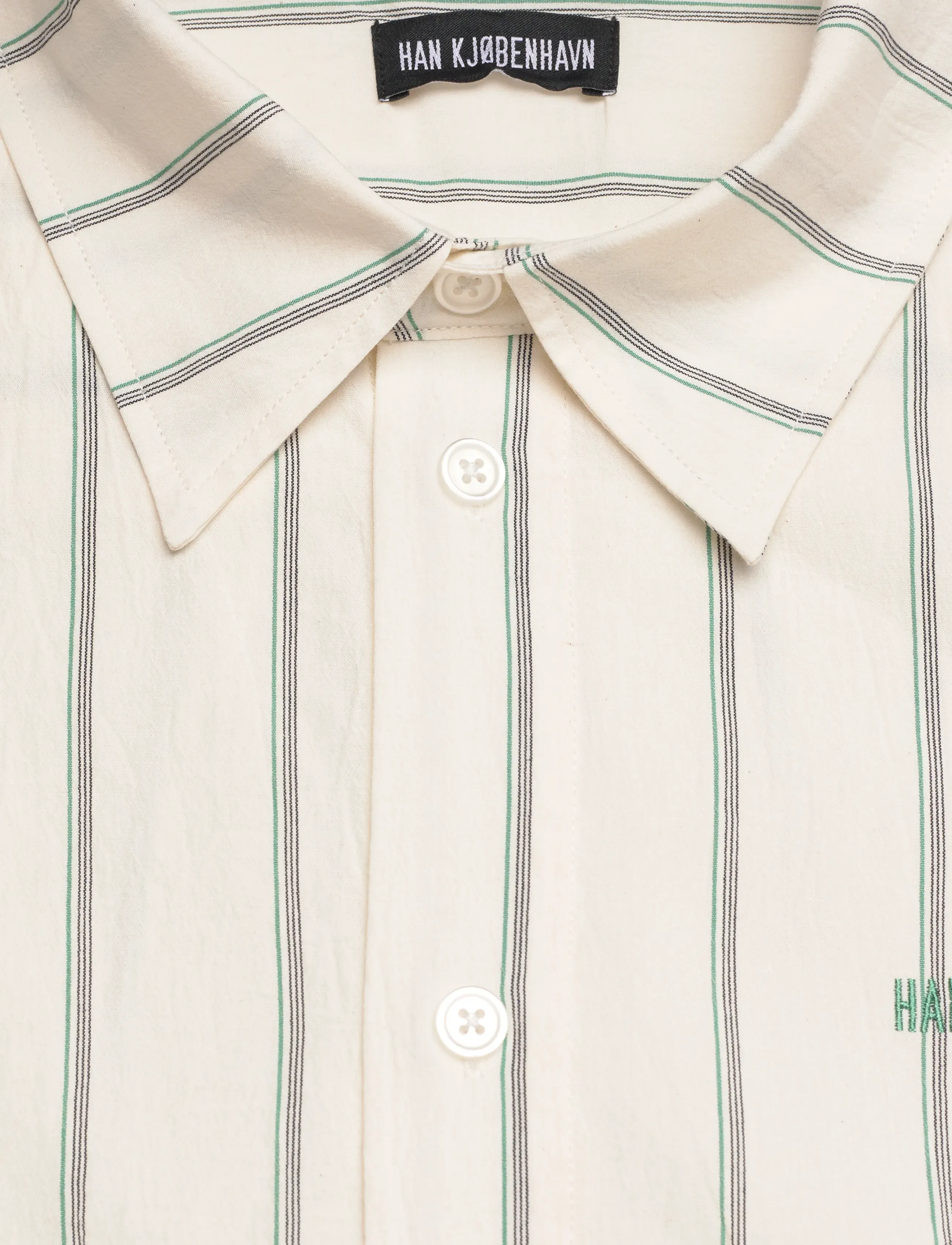 HAN Kjøbenhavn - Retro Short Sleeve Shirt - off white - 5
