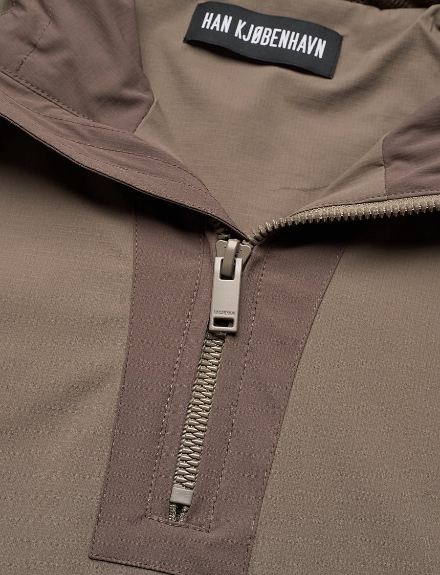 HAN Kjøbenhavn - Technical Crest Anorak - anoraks - dusty brown - 5