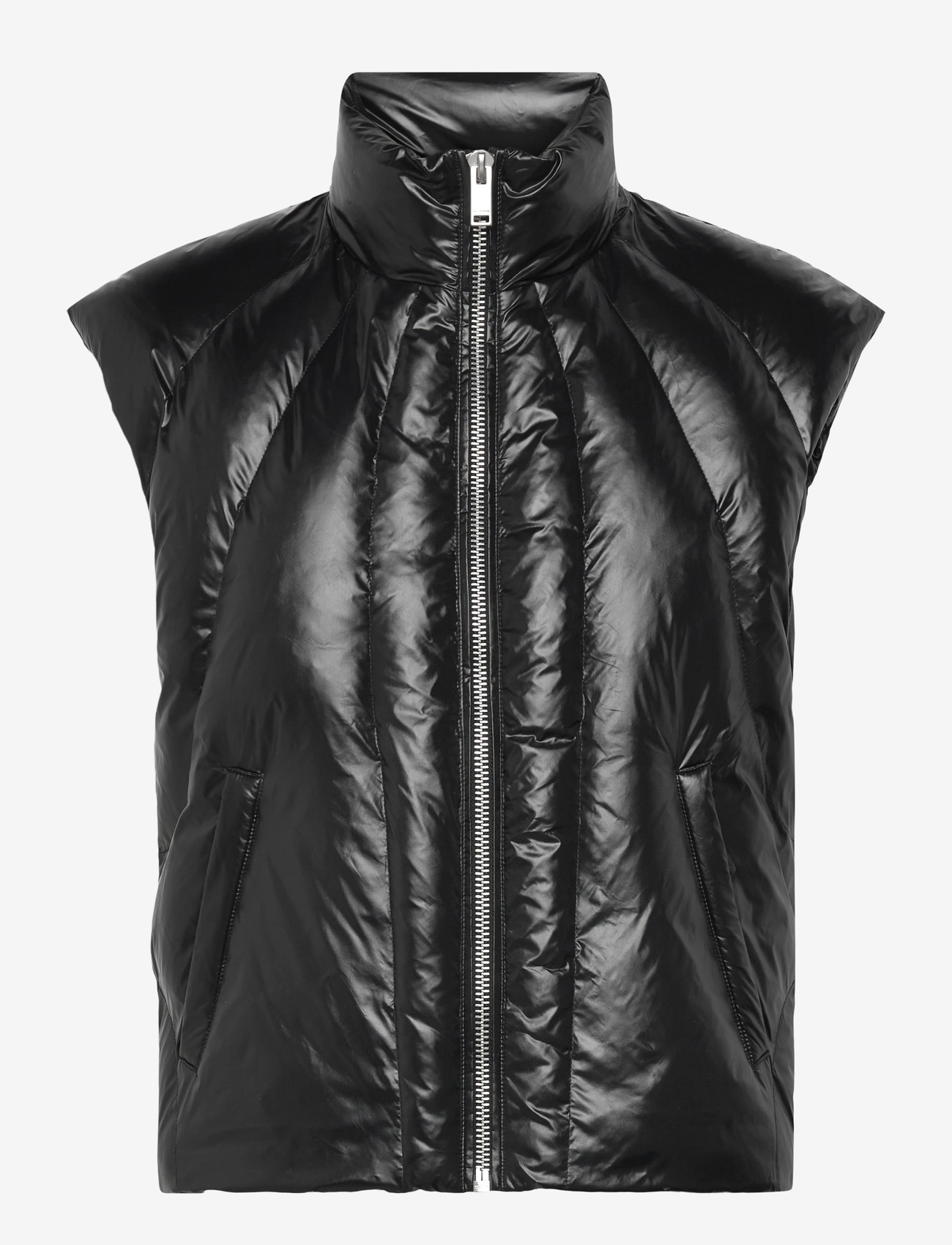 HAN Kjøbenhavn - Retro Padded Vest - västar - black - 1