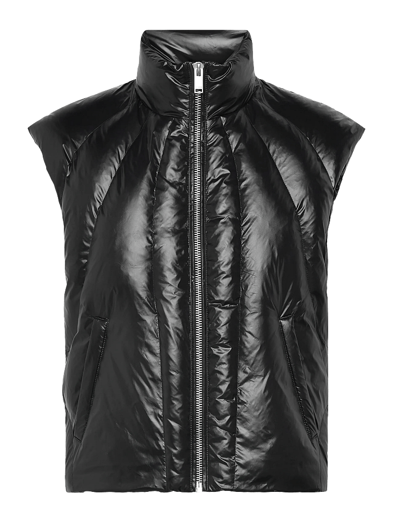 HAN Kjøbenhavn - Retro Padded Vest - västar - black - 1