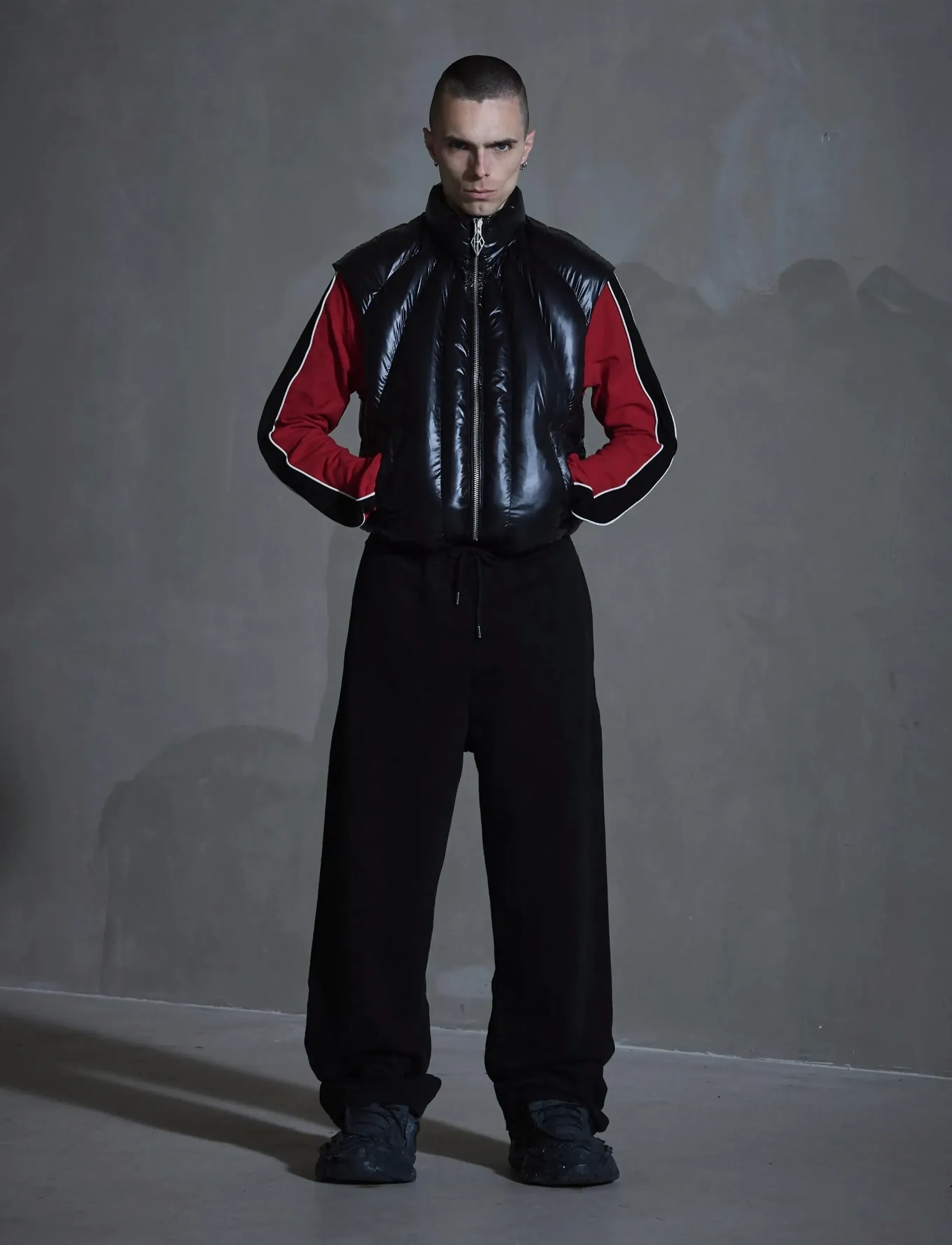 HAN Kjøbenhavn Retro Padded Vest - Odzież zewnętrzna - BLACK / black