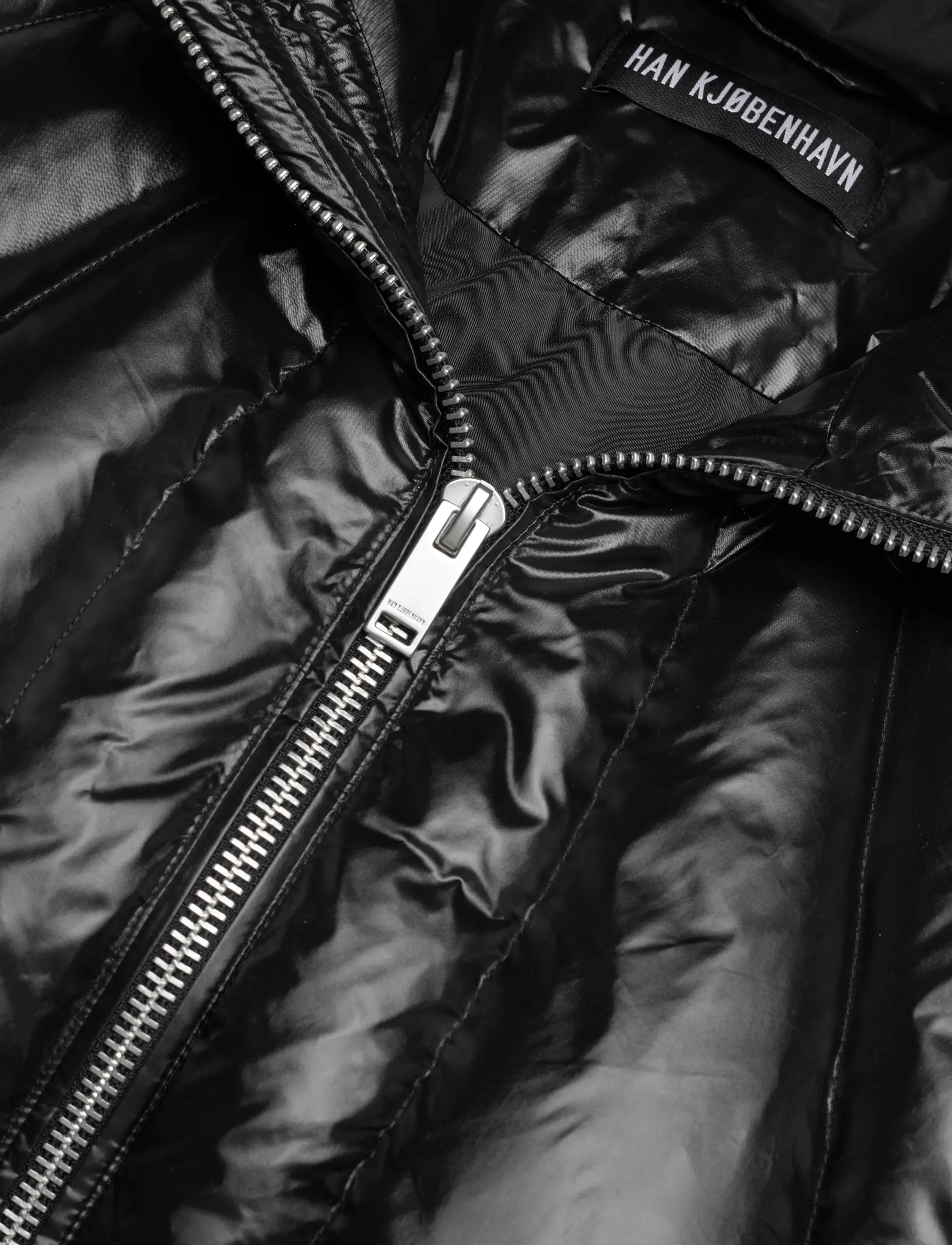 HAN Kjøbenhavn - Retro Padded Vest - liemenės - black - 2