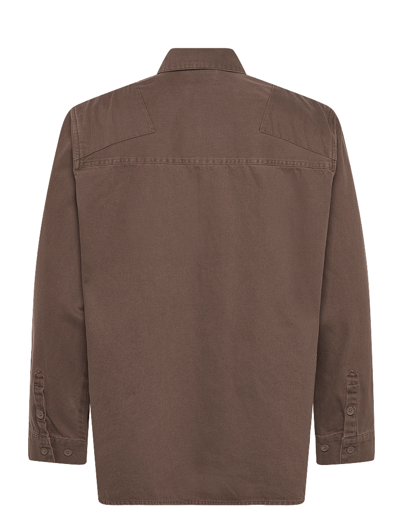 HAN Kjøbenhavn - Utility Washed Overshirt - wool jackets - dusty brown - 2