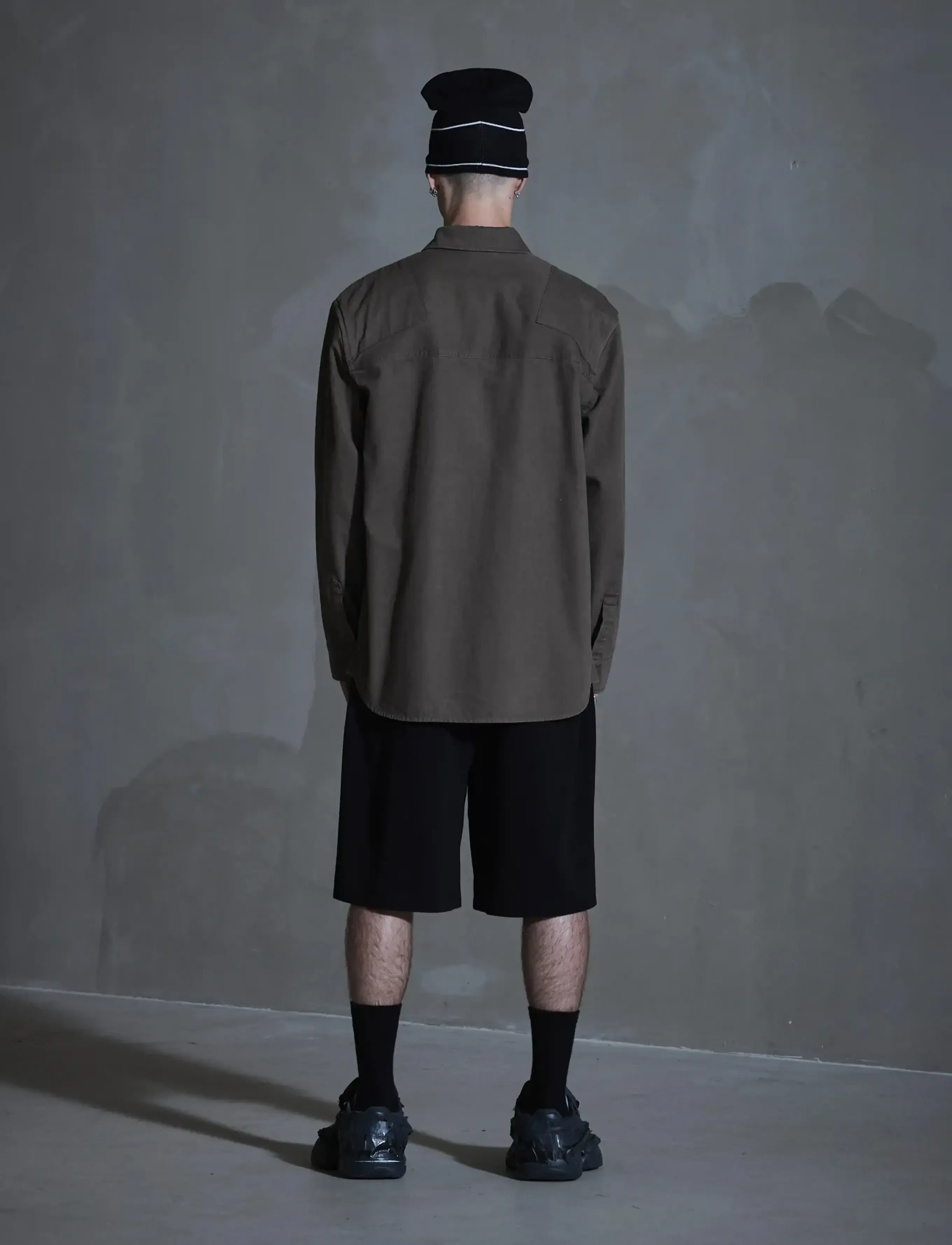 HAN Kjøbenhavn - Utility Washed Overshirt - villased jakid - dusty brown - 3