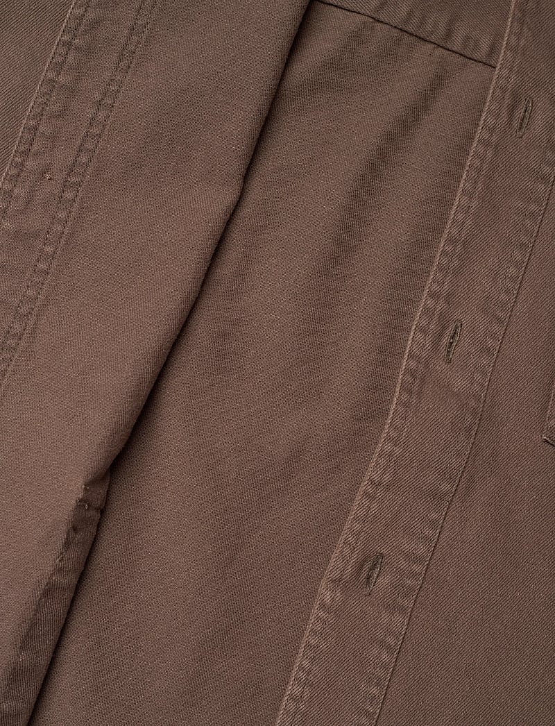 HAN Kjøbenhavn - Utility Washed Overshirt - wool jackets - dusty brown - 5