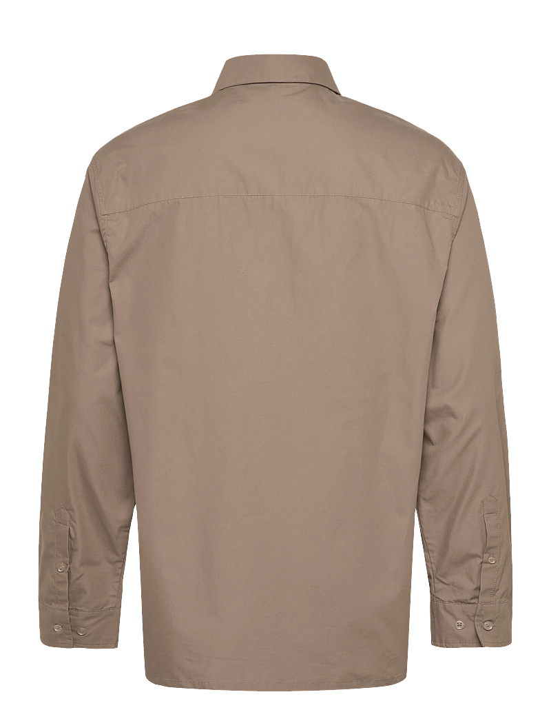 HAN Kjøbenhavn - Script Logo Shirt - basic skjorter - dusty brown - 1