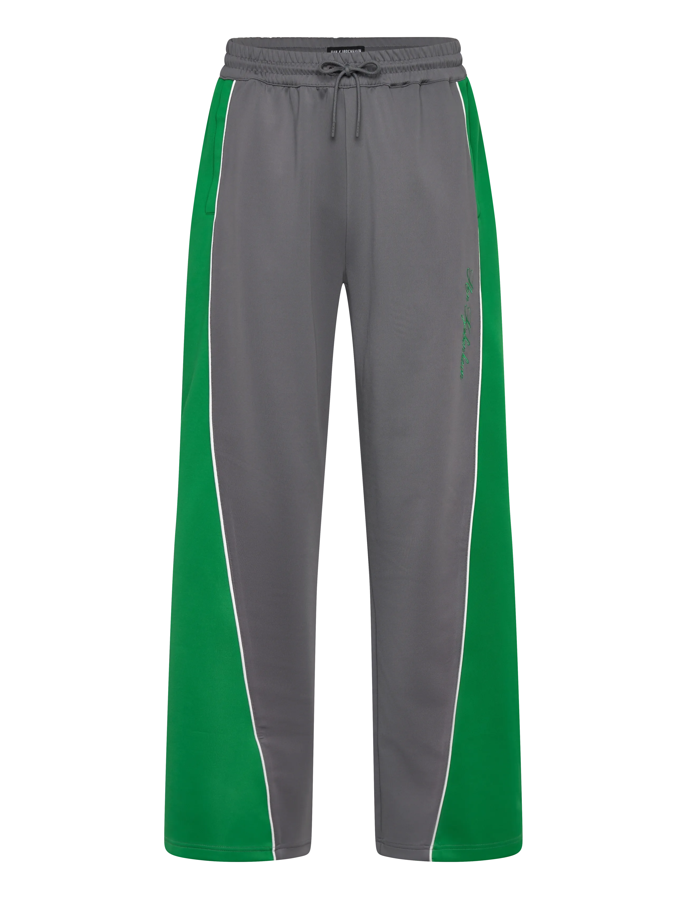 Training Track Trousers - GREY/ VIBRANT GREEN