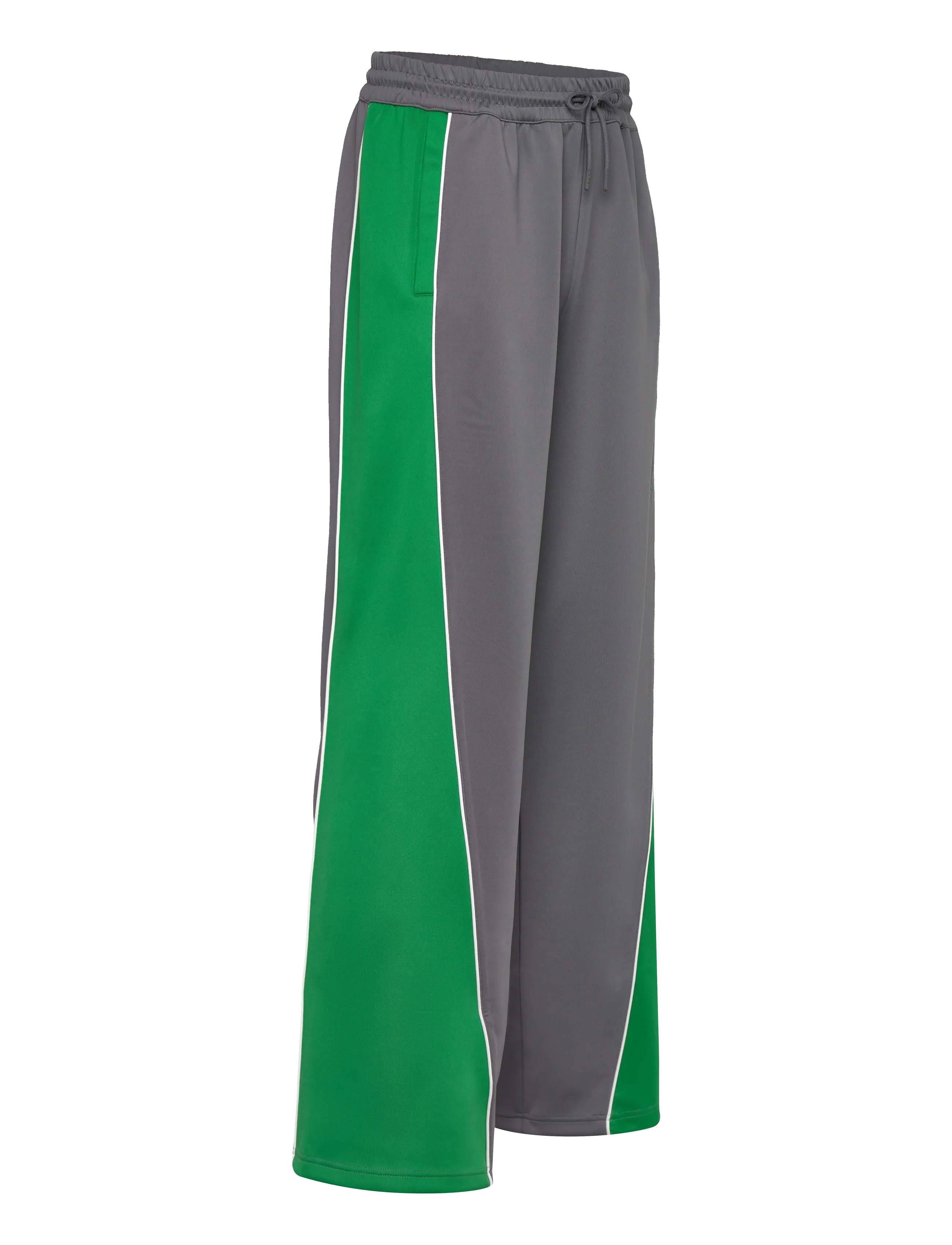 HAN Kjøbenhavn - Training Track Trousers - träningsbyxor - grey/ vibrant green - 3