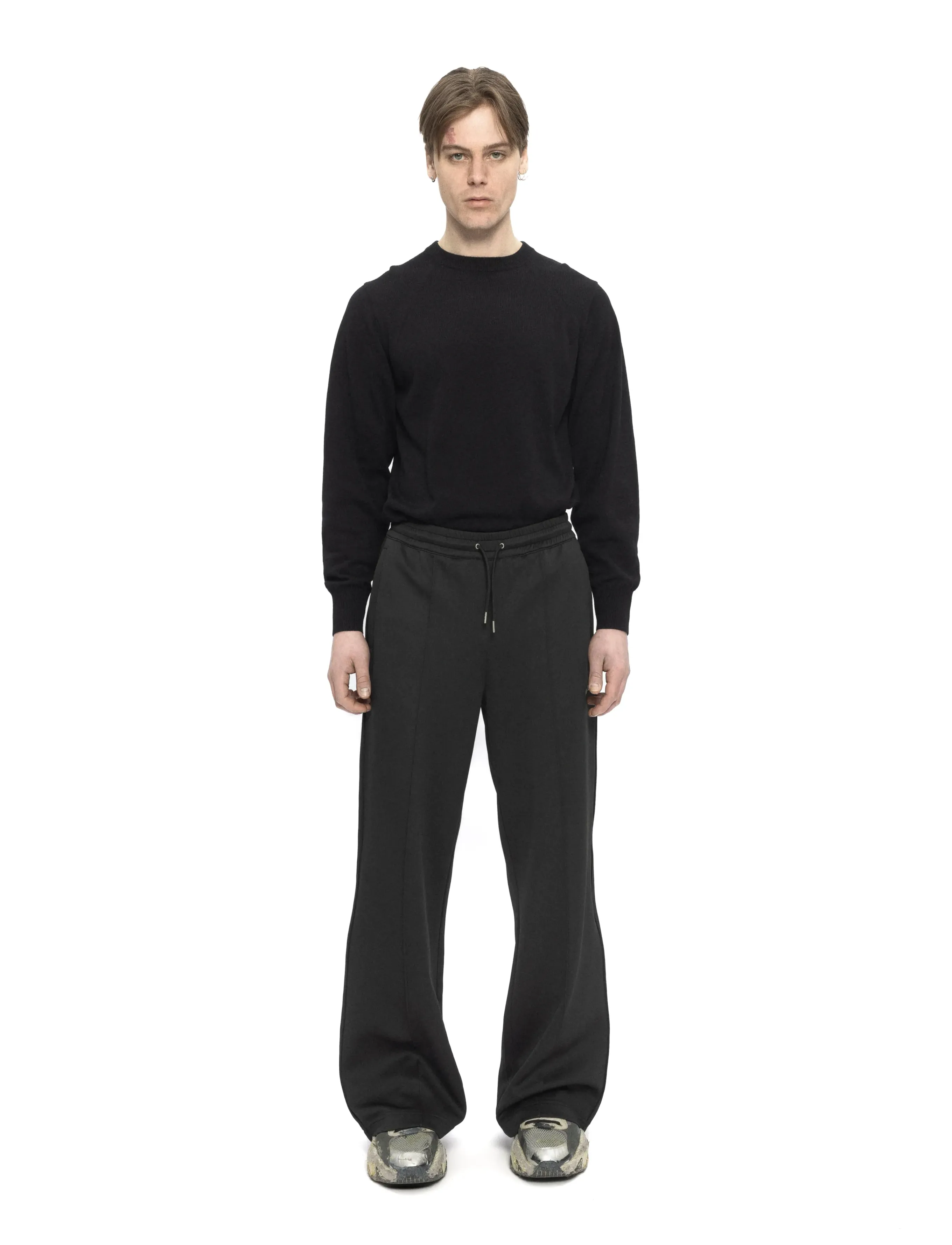 HAN Kjøbenhavn Logo Track Pants, L, Black, Underdele > Joggingbukser, Herre