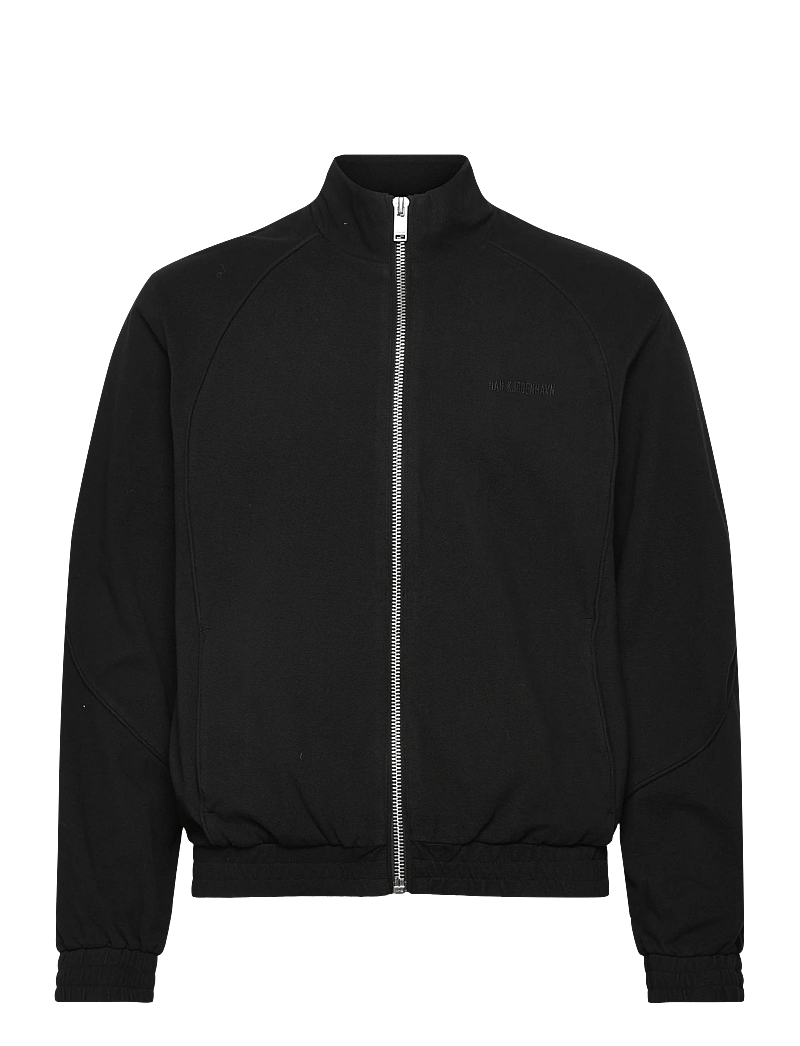 HAN Kjøbenhavn - Logo Training Track Jacket - frühlingsjacken - black - 0
