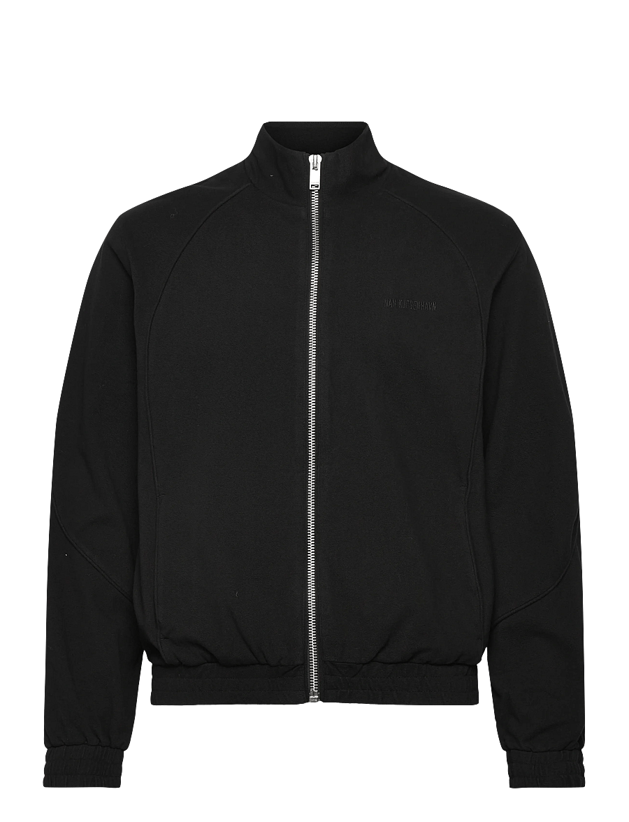 HAN Kjøbenhavn - Logo Training Track Jacket - frühlingsjacken - black - 1