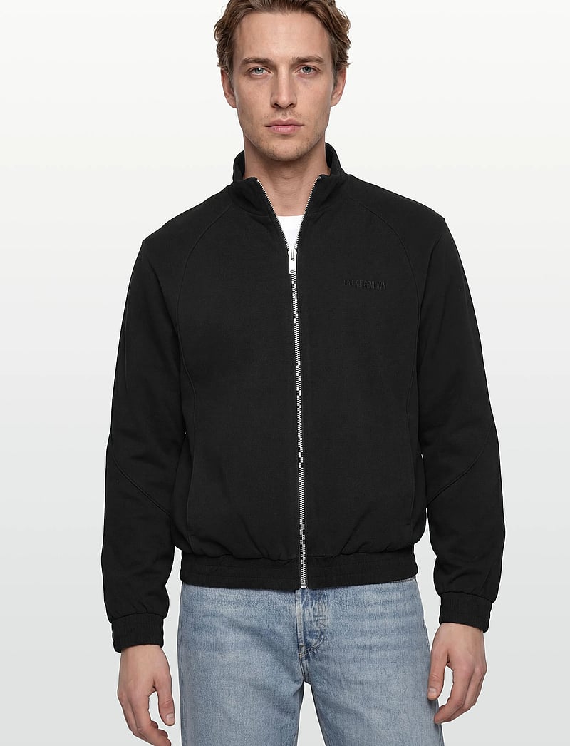 HAN Kjøbenhavn - Logo Training Track Jacket - kurtki wiosenne - black - 3