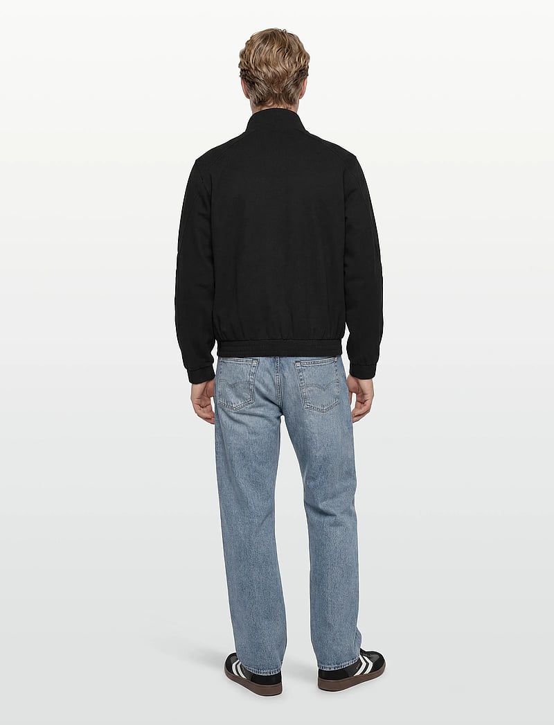 HAN Kjøbenhavn - Logo Training Track Jacket - kurtki wiosenne - black - 4