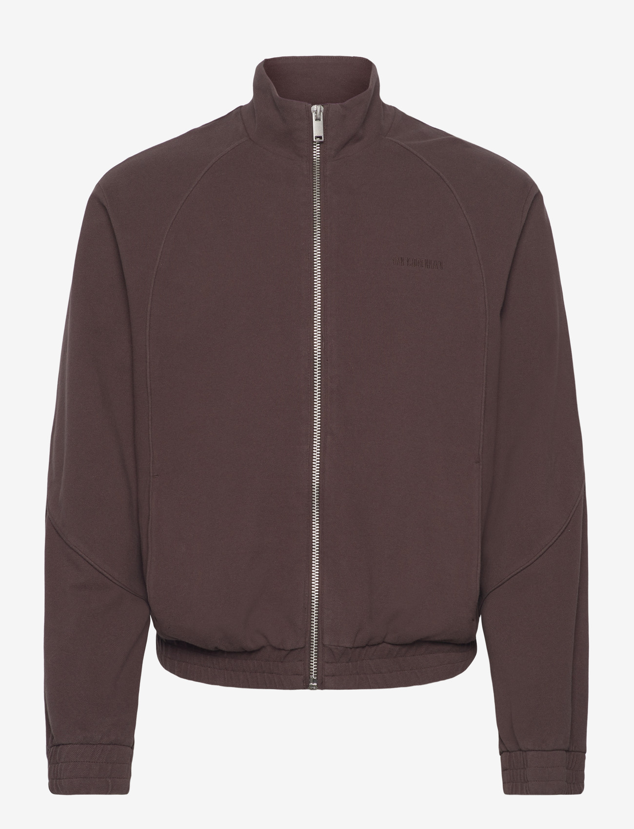HAN Kjøbenhavn - Logo Training Track Jacket - frühlingsjacken - dark brown - 0