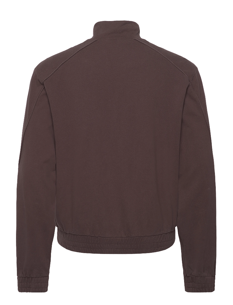 HAN Kjøbenhavn - Logo Training Track Jacket - frühlingsjacken - dark brown - 1