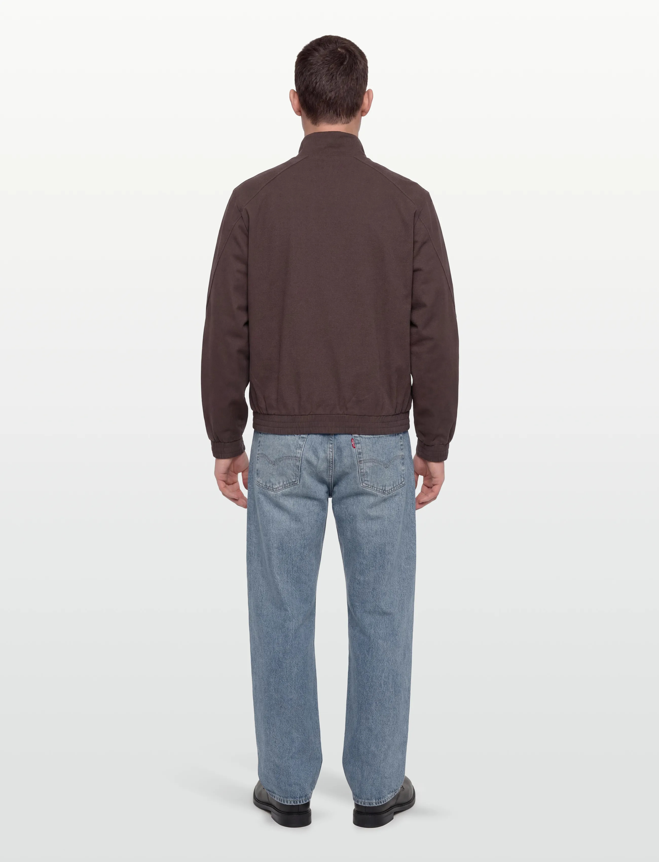 HAN Kjøbenhavn - Logo Training Track Jacket - lendurijakid - dark brown - 4