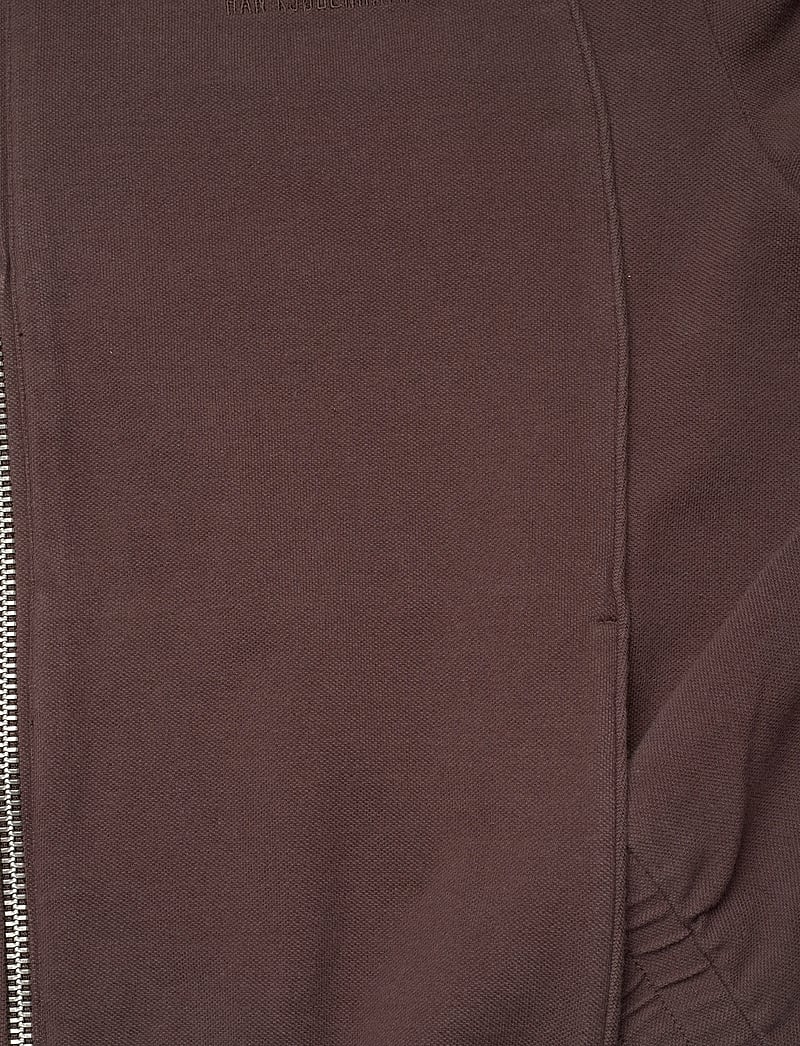 HAN Kjøbenhavn - Logo Training Track Jacket - frühlingsjacken - dark brown - 3