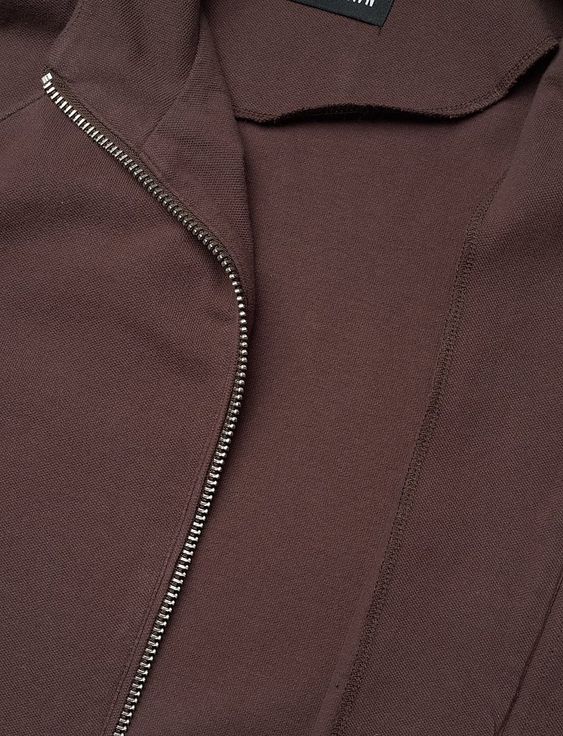 HAN Kjøbenhavn - Logo Training Track Jacket - frühlingsjacken - dark brown - 4