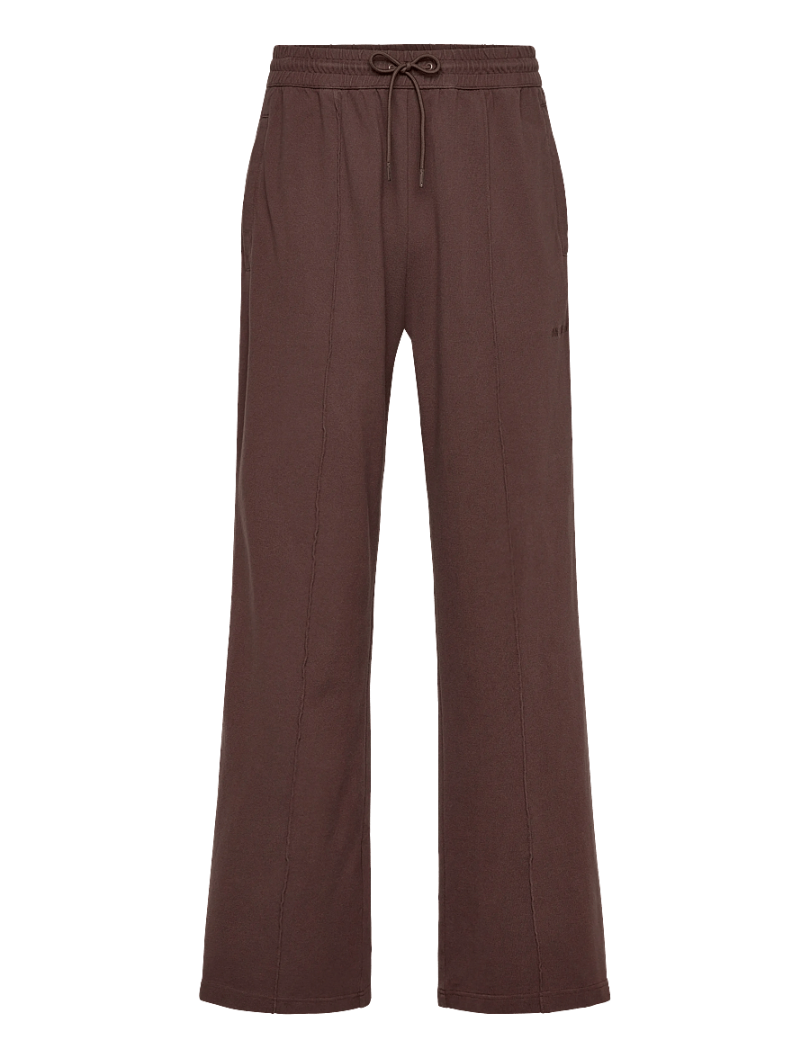 HAN Kjøbenhavn - Logo Training Trousers - rennot - dark brown - 1