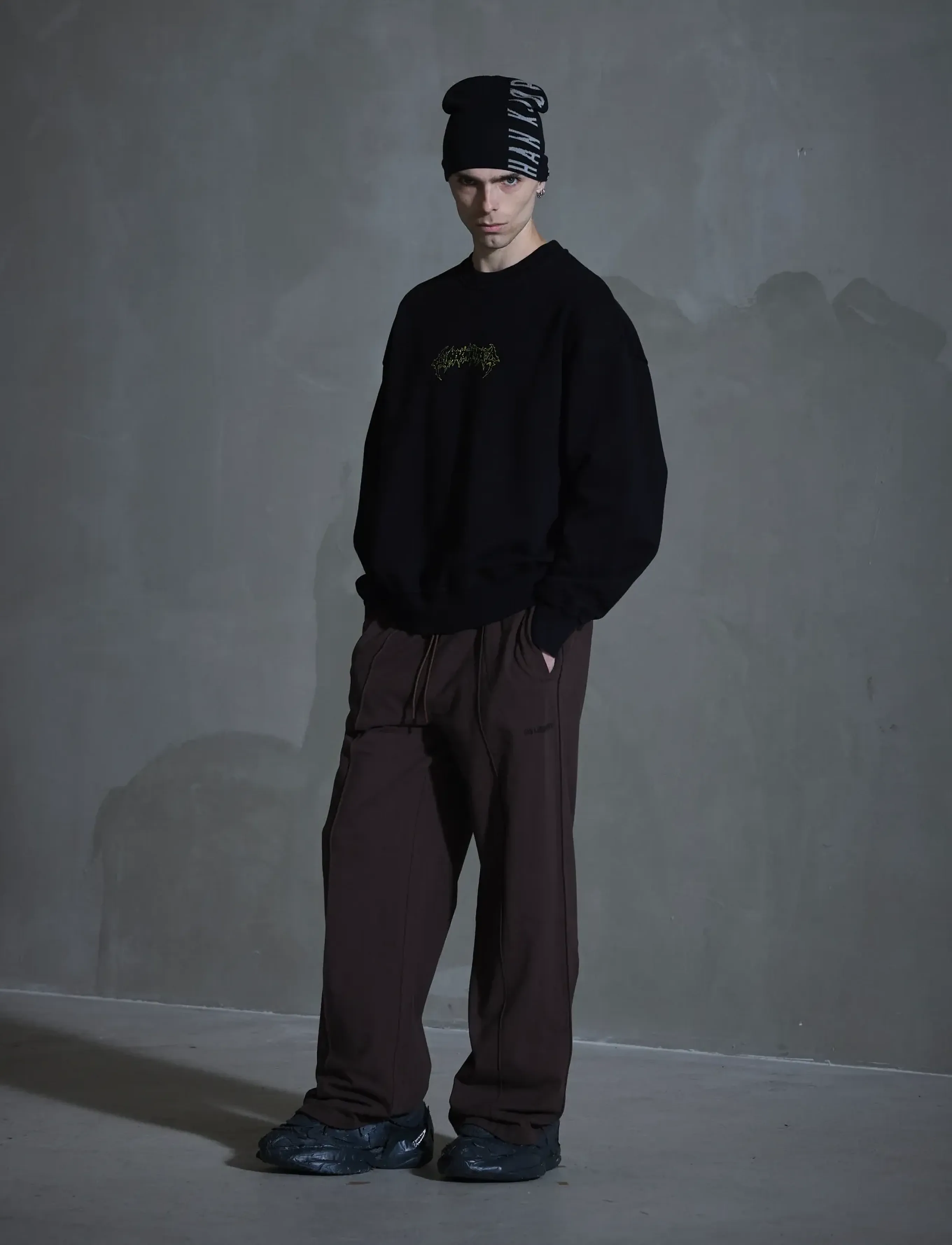 HAN Kjøbenhavn - Logo Training Trousers - casual - dark brown - 4