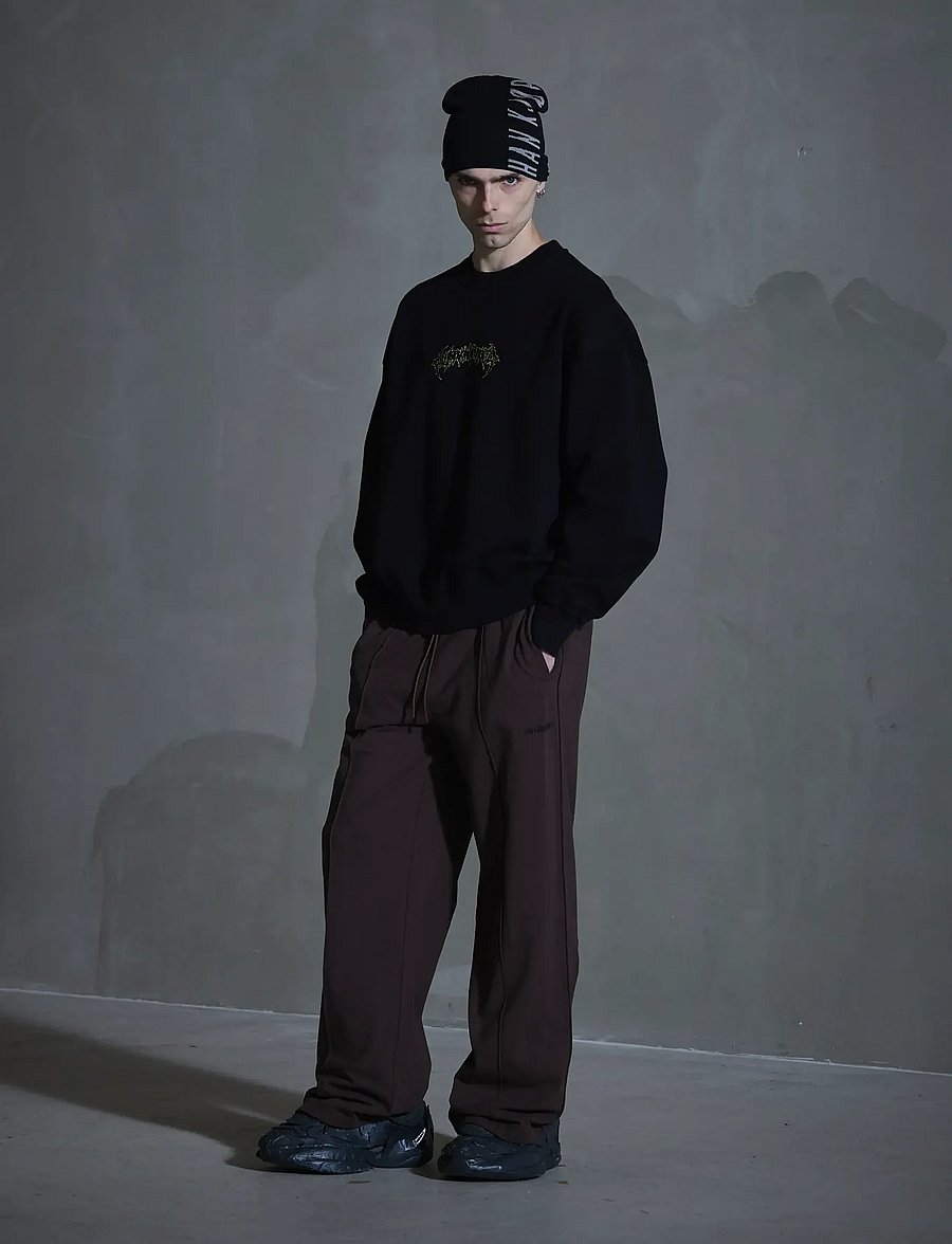 HAN Kjøbenhavn - Logo Training Trousers - rennot - dark brown - 4
