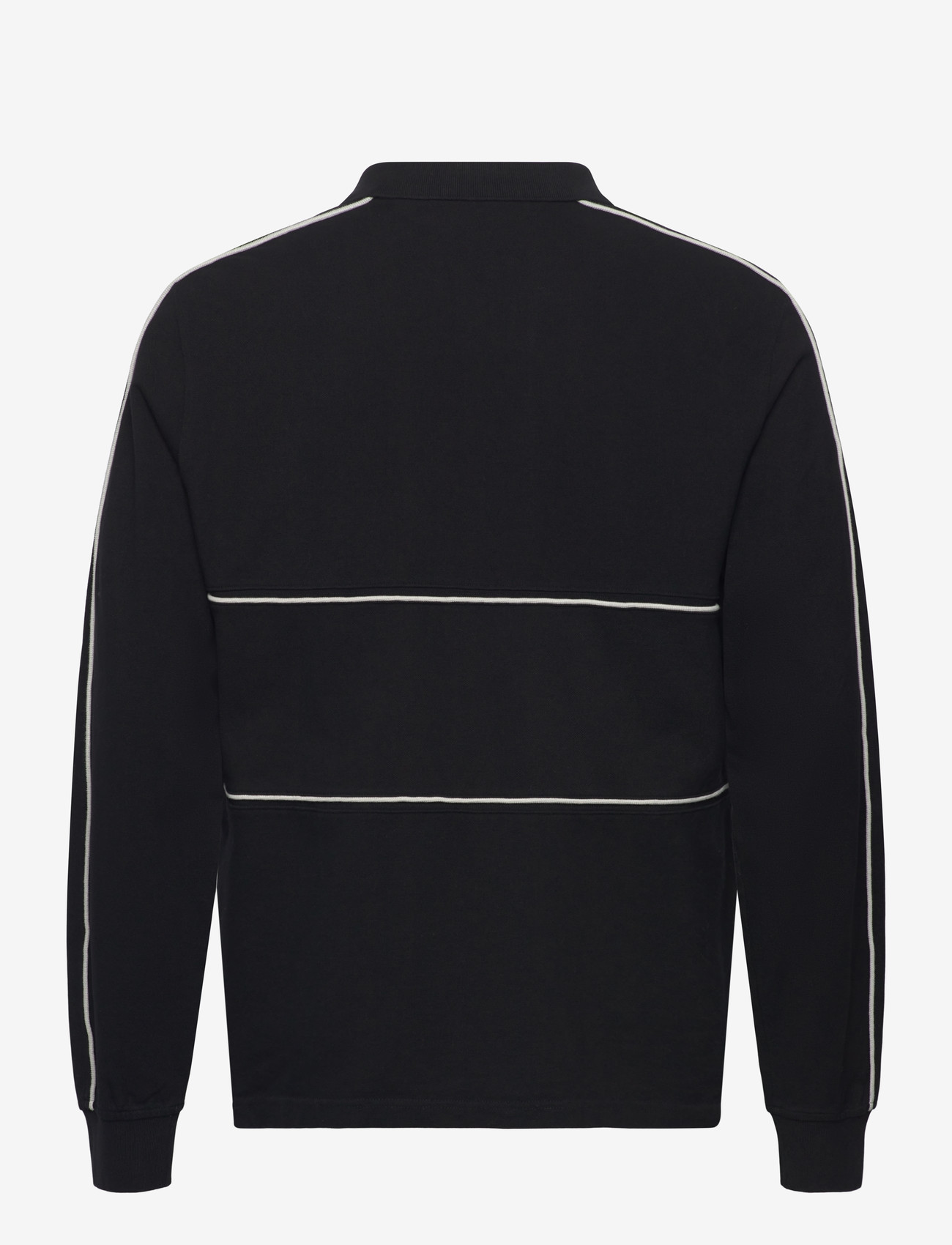 HAN Kjøbenhavn - Logo LS Polo Shirt - langärmelig - black - 1