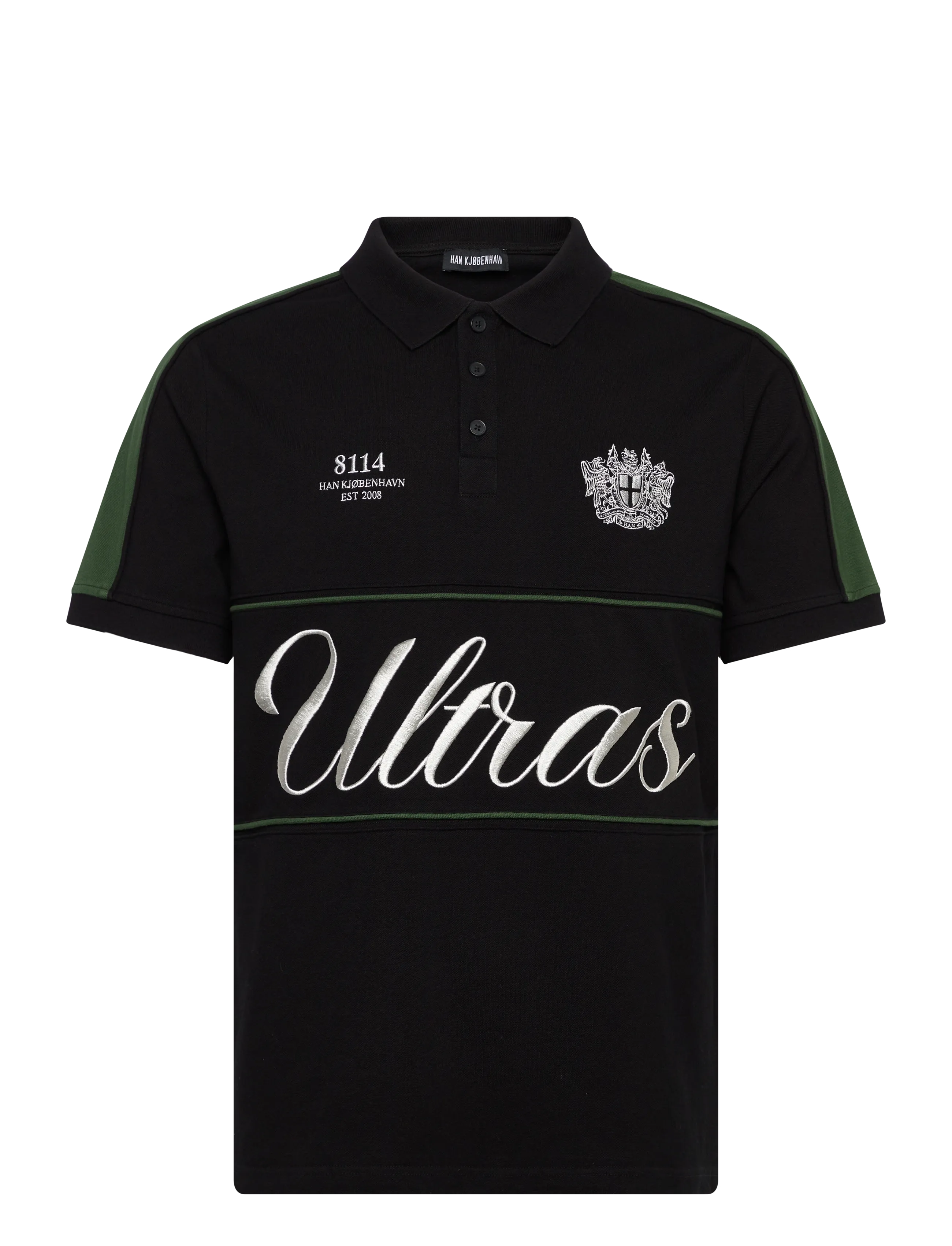 HAN KJØBENHAVN Logo Polo Tee Schwarz - S - Herren