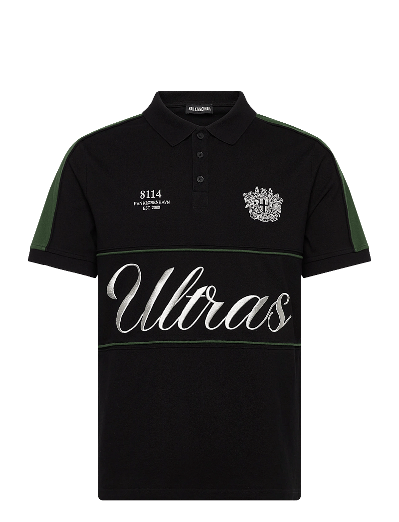 HAN Kjøbenhavn - Logo Polo Tee - kurzärmelig - black - 1