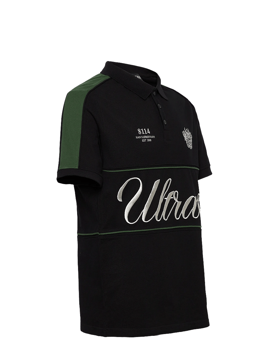 HAN Kjøbenhavn - Logo Polo Tee - kortærmede poloer - black - 4