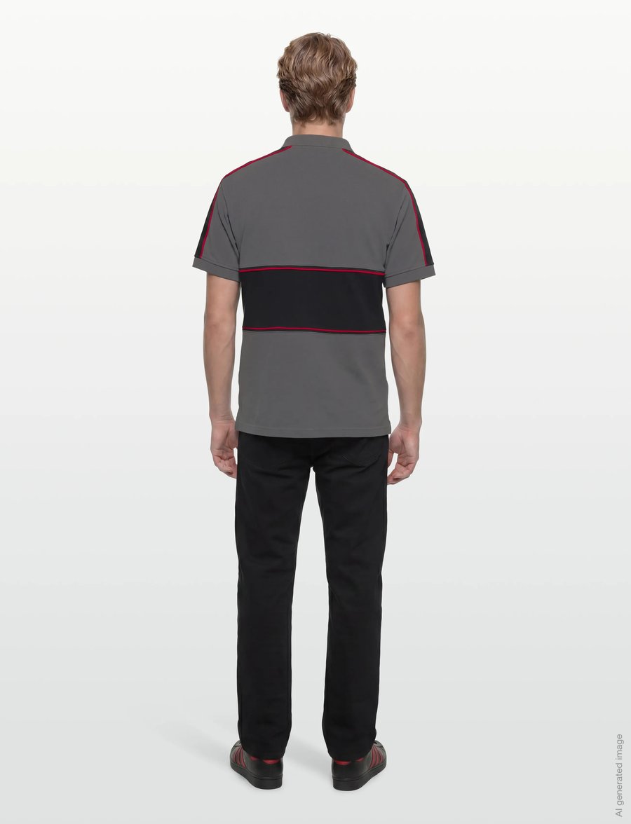 HAN Kjøbenhavn - Logo Polo Tee - kortærmede poloer - dark grey - 4