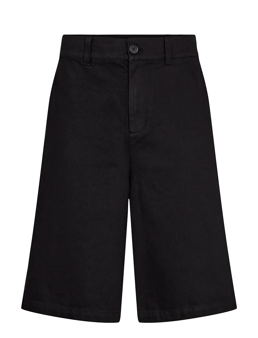 HAN Kjøbenhavn - Washed Cotton Shorts - casual shorts - black - 1