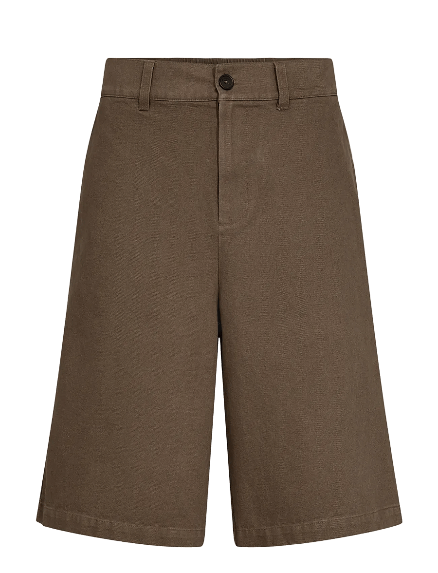 HAN Kjøbenhavn - Washed Cotton Shorts - casual shorts - dusty brown - 1