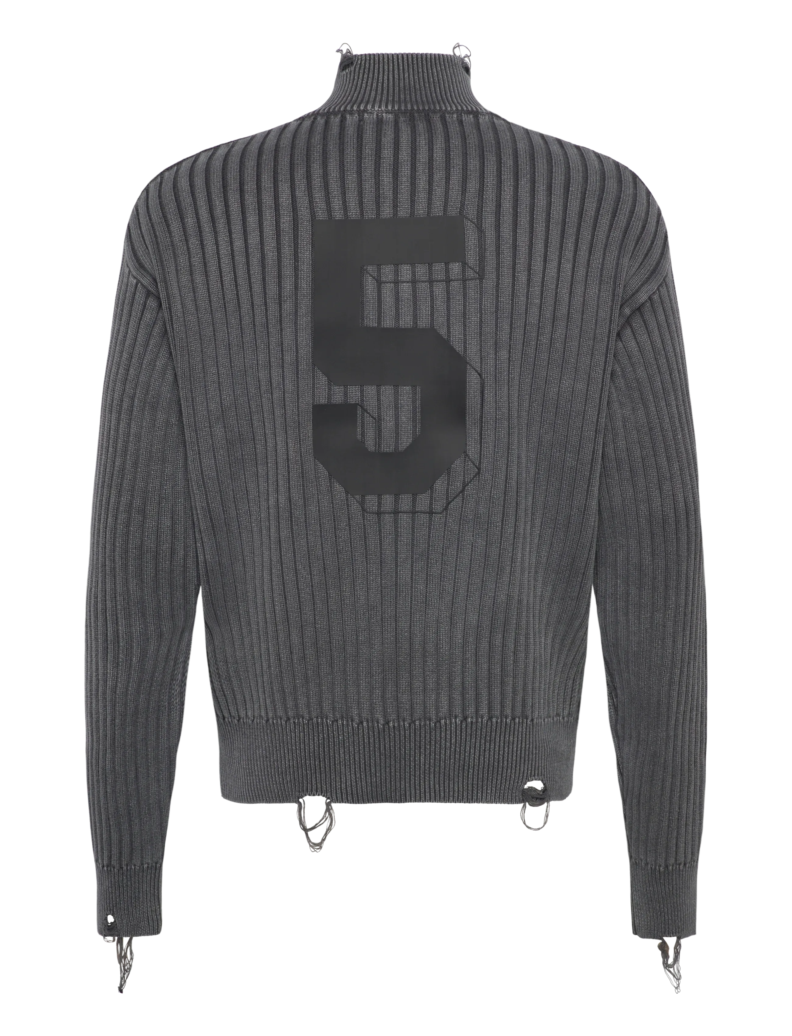HAN Kjøbenhavn - Logo Knit Cardigan - fullzip strik - dark grey - 2