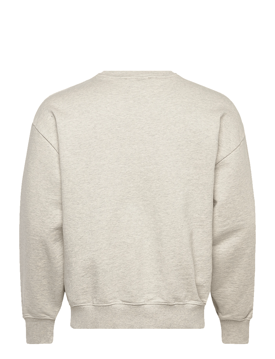 HAN Kjøbenhavn - HK Swan Oversized Crewneck - shop by occasion - light grey melange - 2