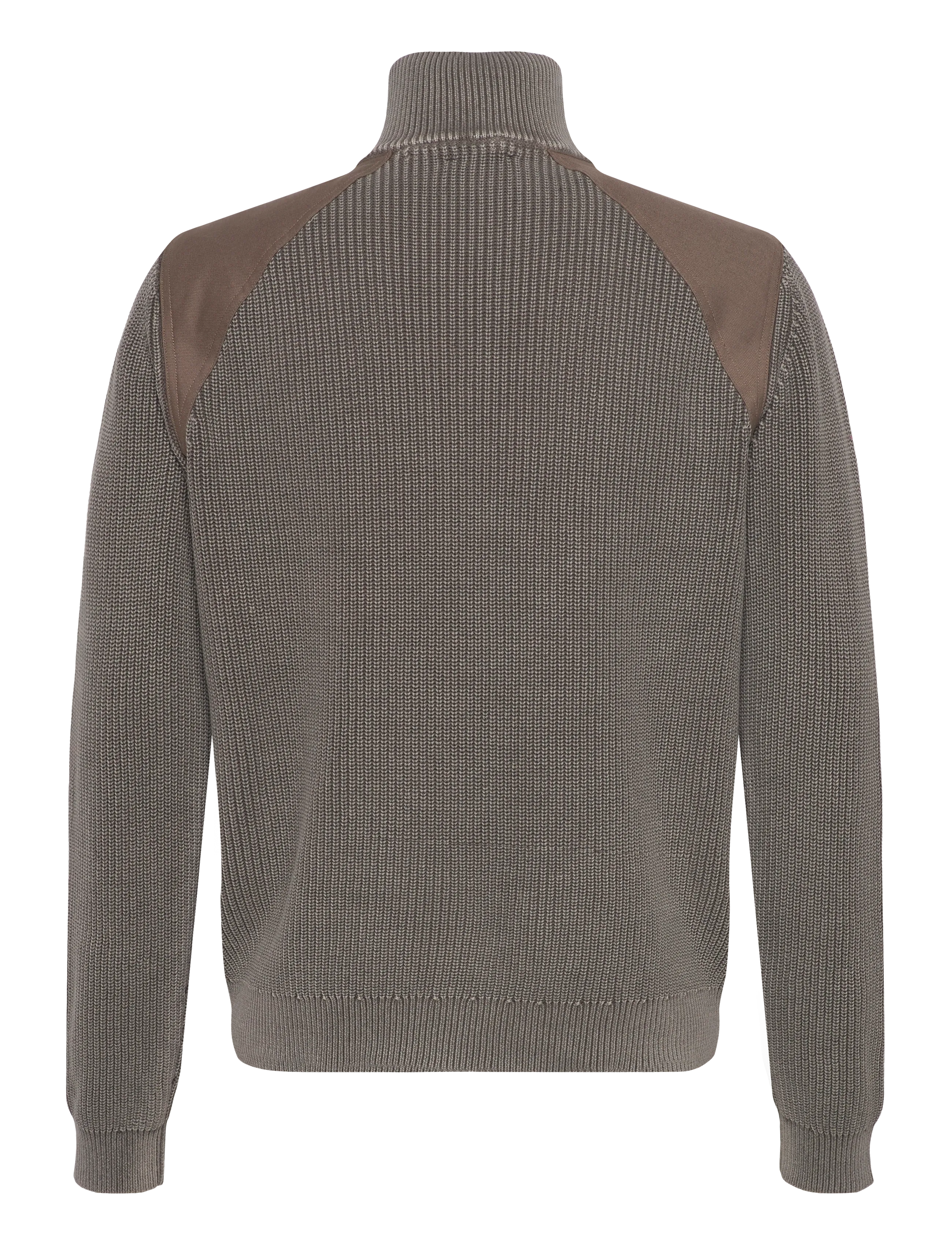 HAN Kjøbenhavn - Half Zip Knit Sweater - half zip-trøjer - dusty brown - 2