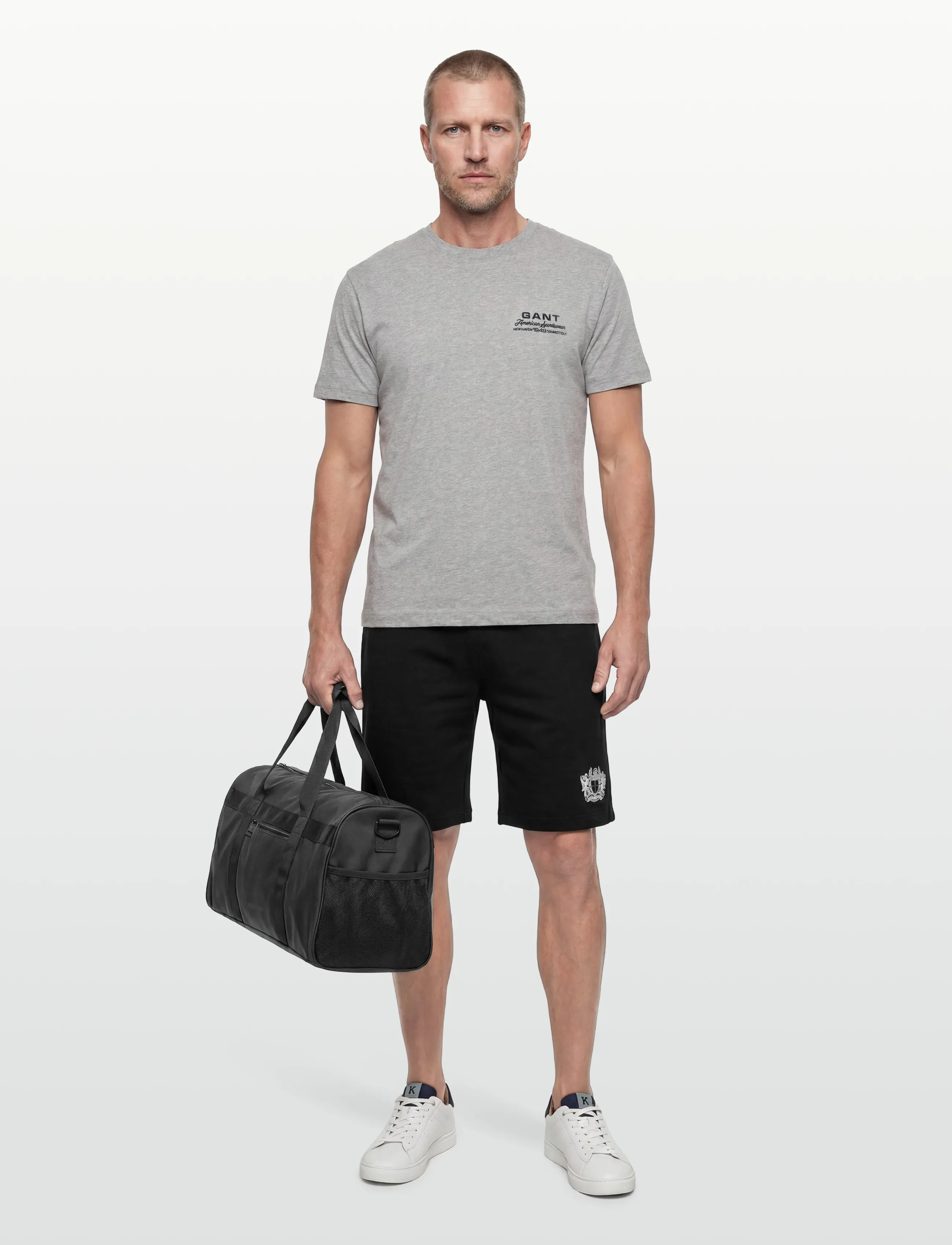 HAN Kjøbenhavn Crest Training shorts - Shop efter stil - BLACK / black