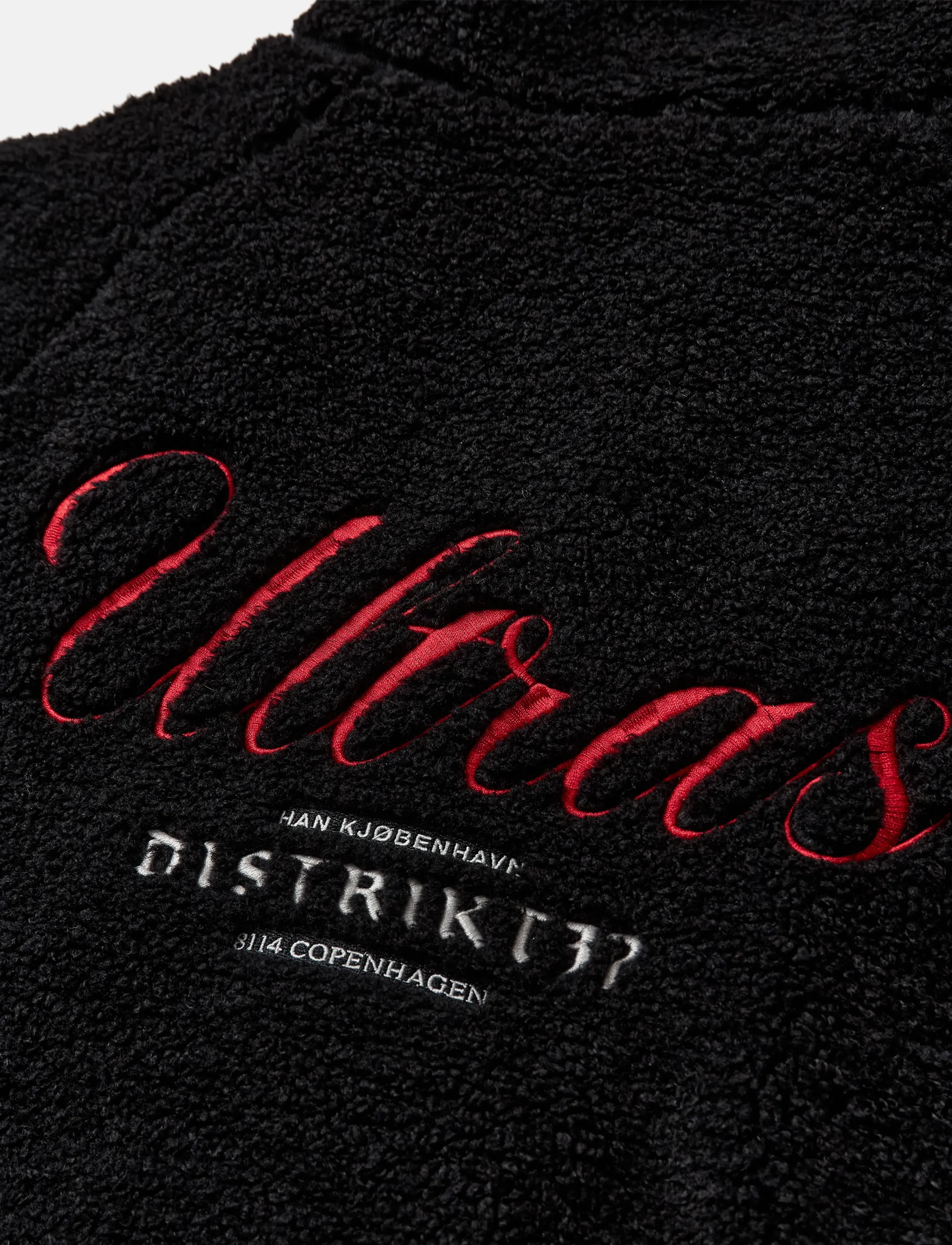 HAN Kjøbenhavn - Ultras Fleece Jacket - vestes de printemps - washed black - 4